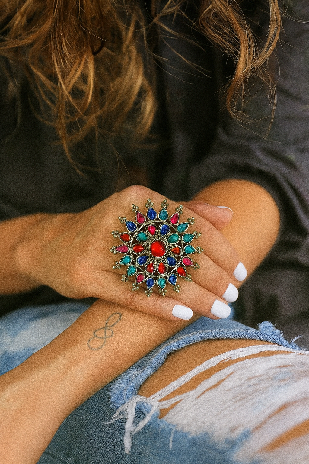 Multicolour ring jewellerylovers