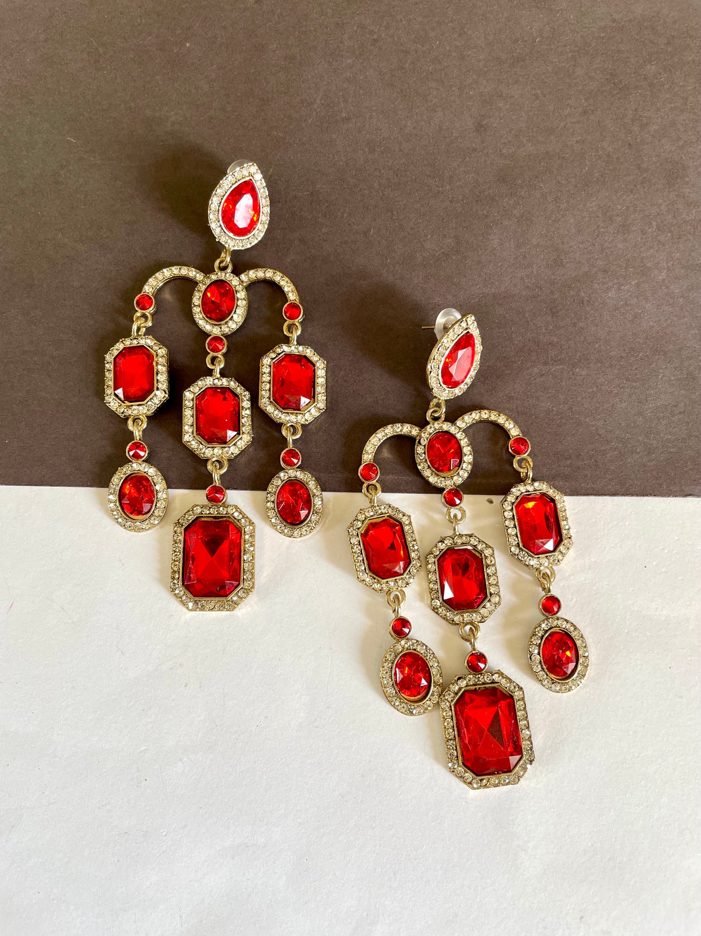 Sparkle long earrings