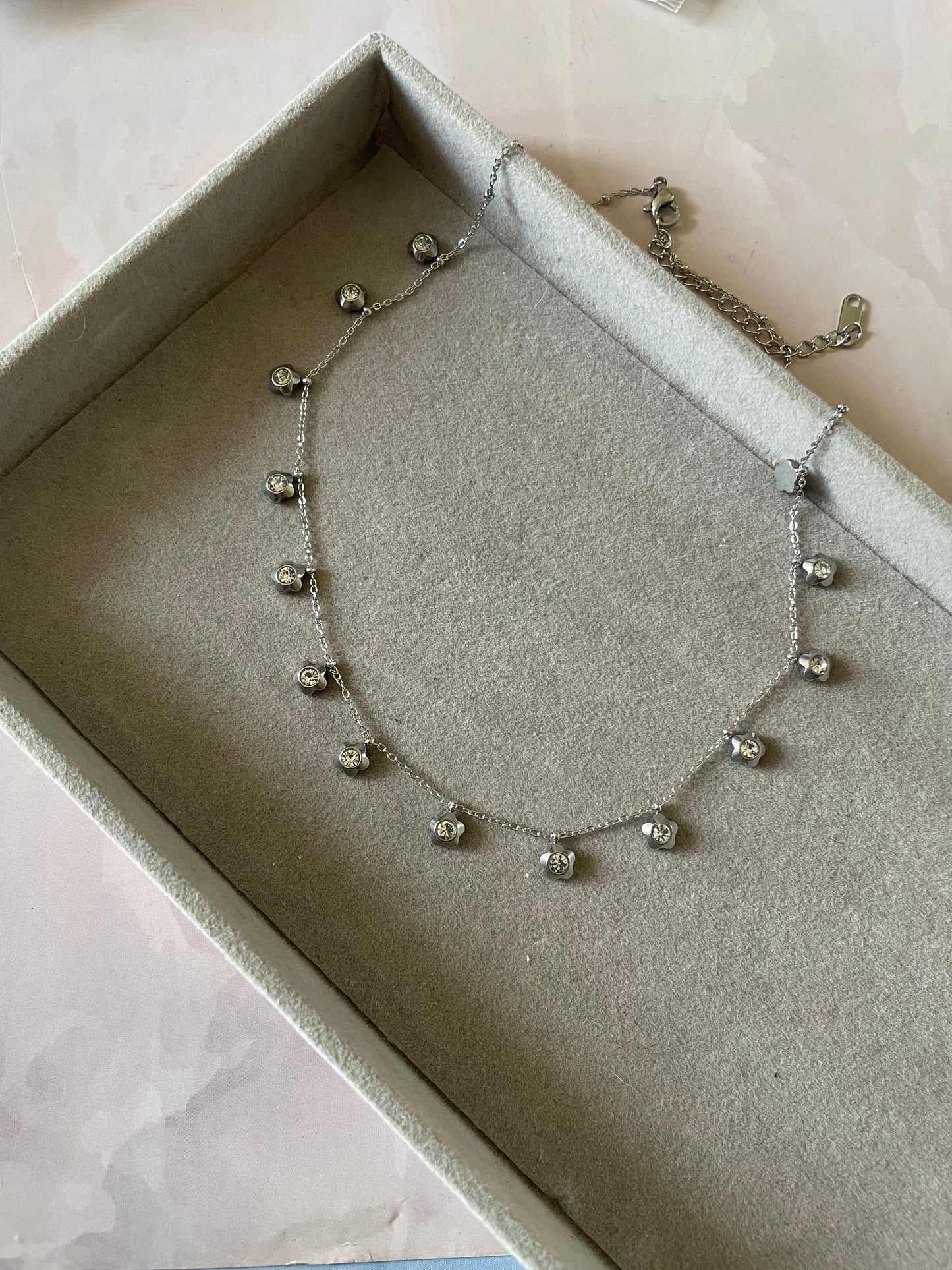 Shop white stone beaded choker at Jewellery Lovers. Anti-tarnish, trendy & perfect for daily or festive wear. Free shipping available. jewellerylovers