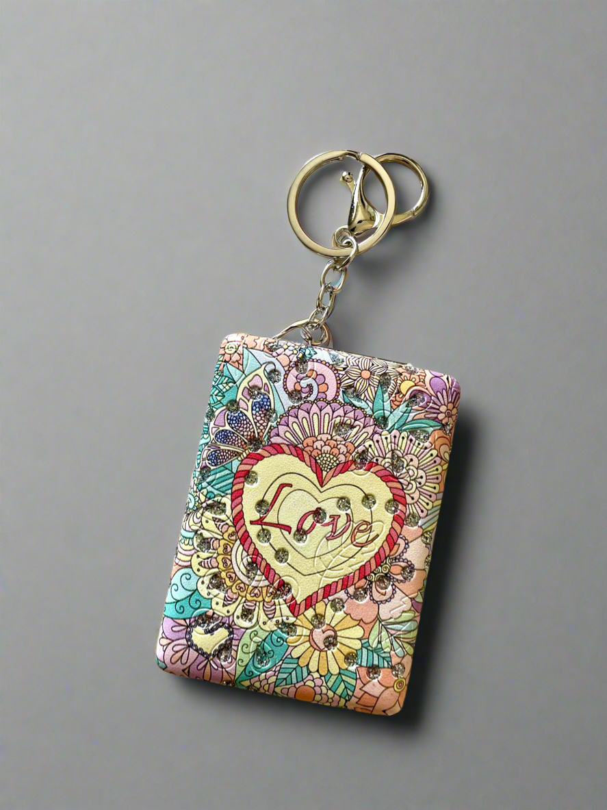 Shop square compact mirror keychain at Jewellery Lovers. Anti-tarnish, trendy & perfect for daily or festive wear. Free shipping available. jewellerylovers