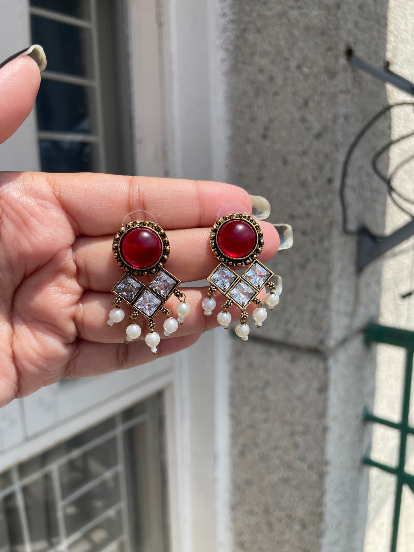 Mini beaded studs