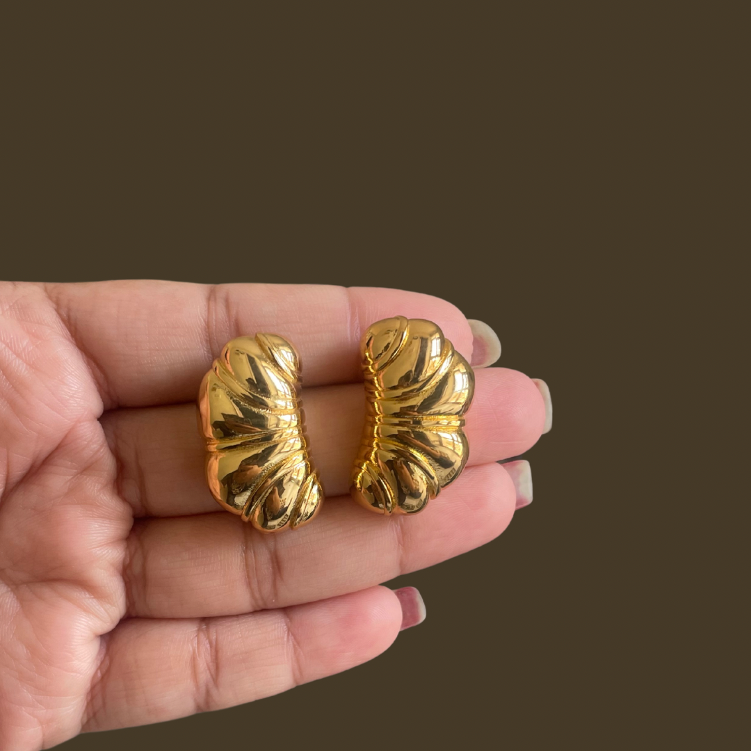 Bold chunky earrings
