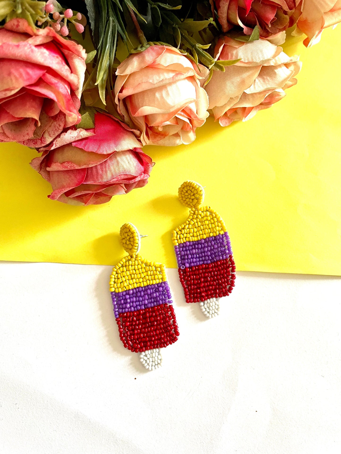 Shop icecream earrings at Jewellery Lovers. Anti-tarnish, trendy & perfect for daily or festive wear. Free shipping available. jewellerylovers