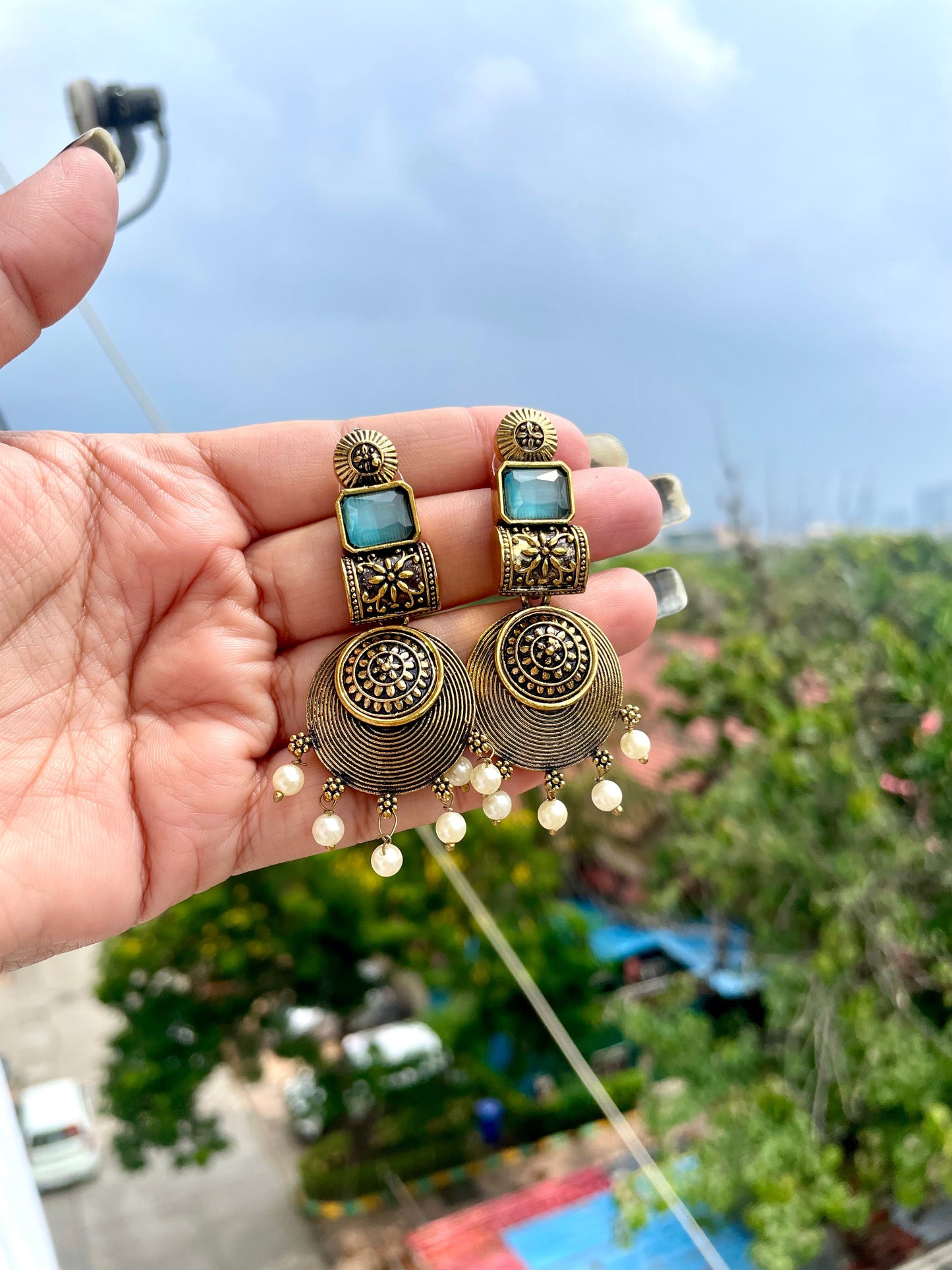 Beaded jhumka jewellerylovers