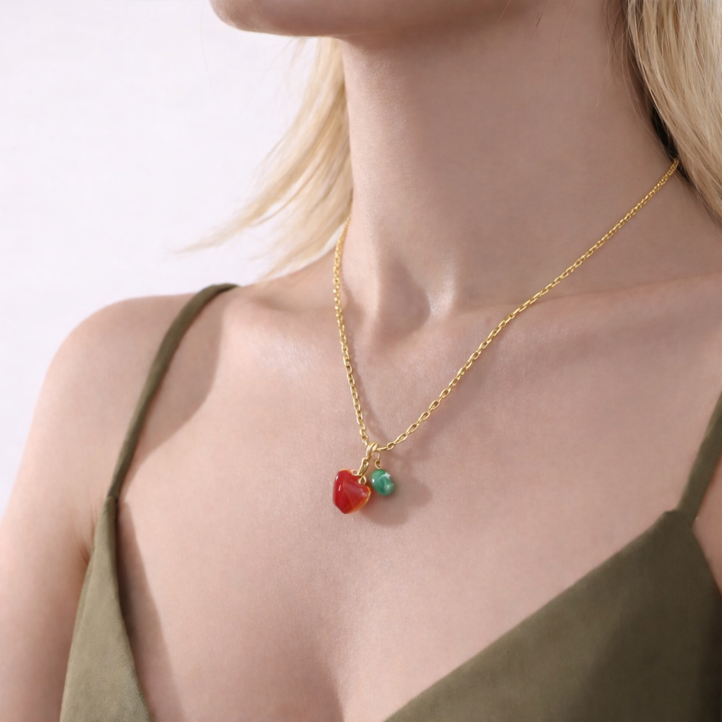 Apple necklace