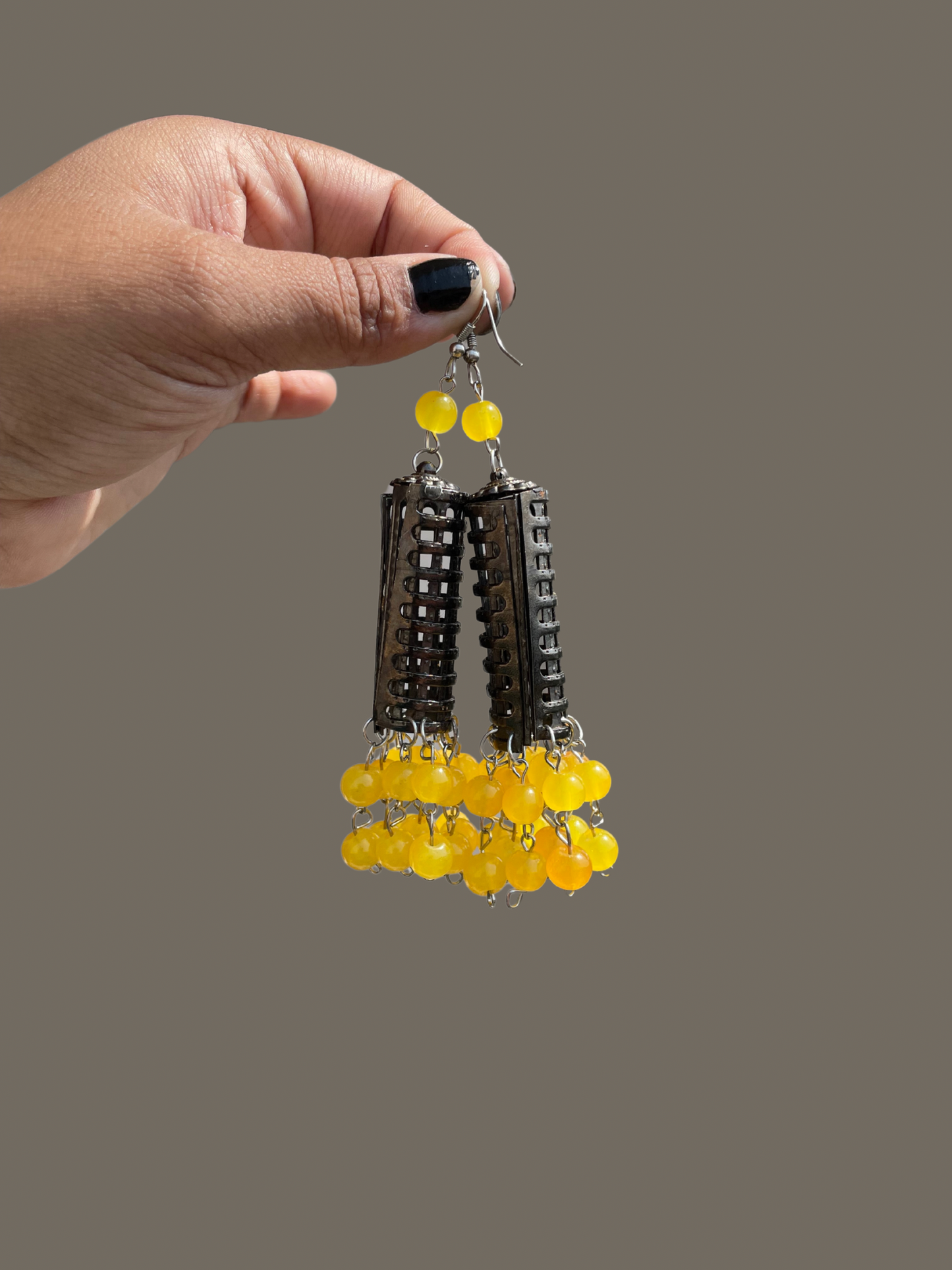 Bottle ghungru earrings