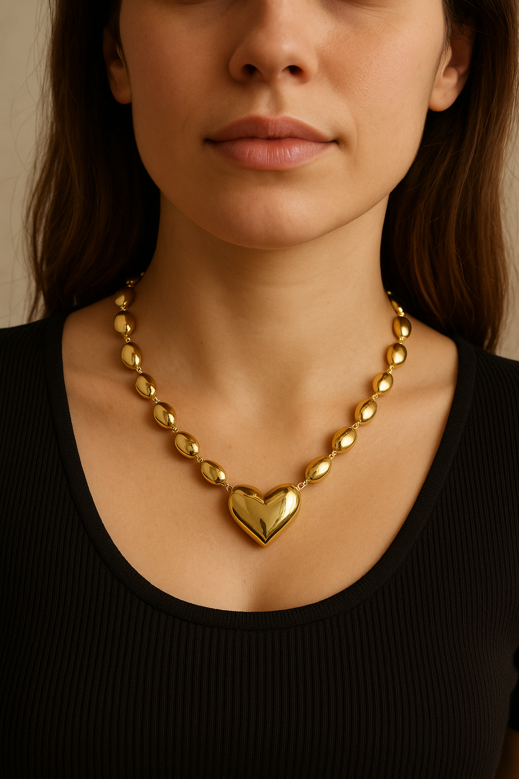 Shop heart necklace at Jewellery Lovers. Anti-tarnish, trendy & perfect for daily or festive wear. Free shipping available. jewellerylovers