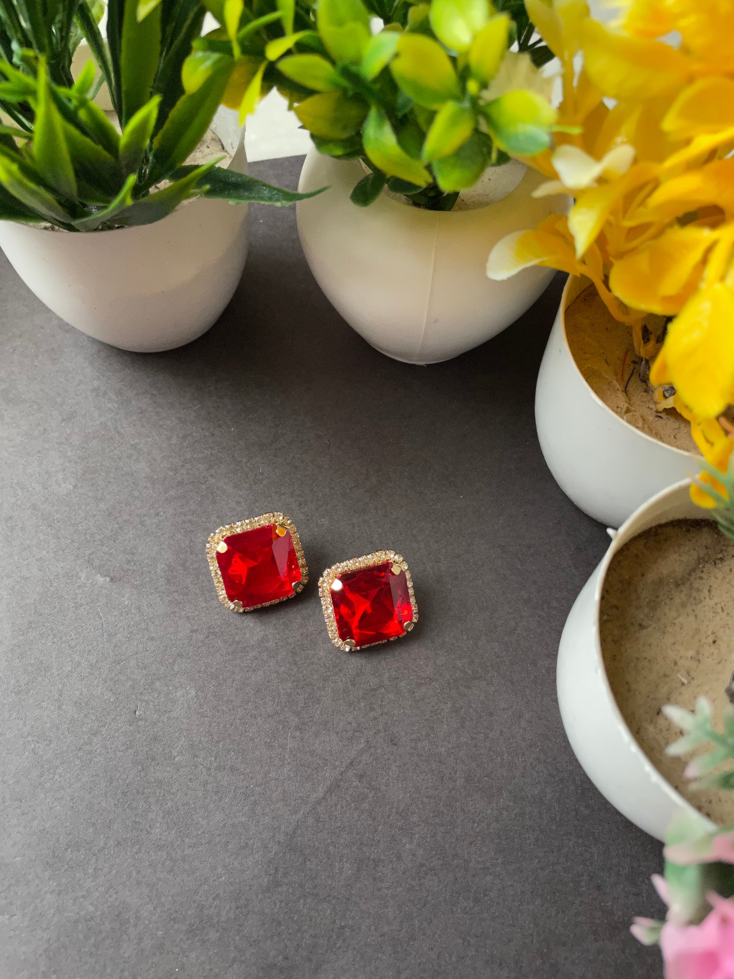 Mini crystal studs