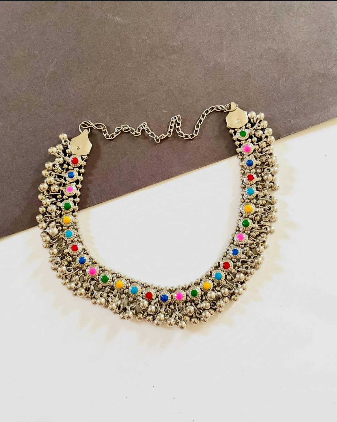 Shop multicolour sleek choker at Jewellery Lovers. Anti-tarnish, trendy & perfect for daily or festive wear. Free shipping available. jewellerylovers