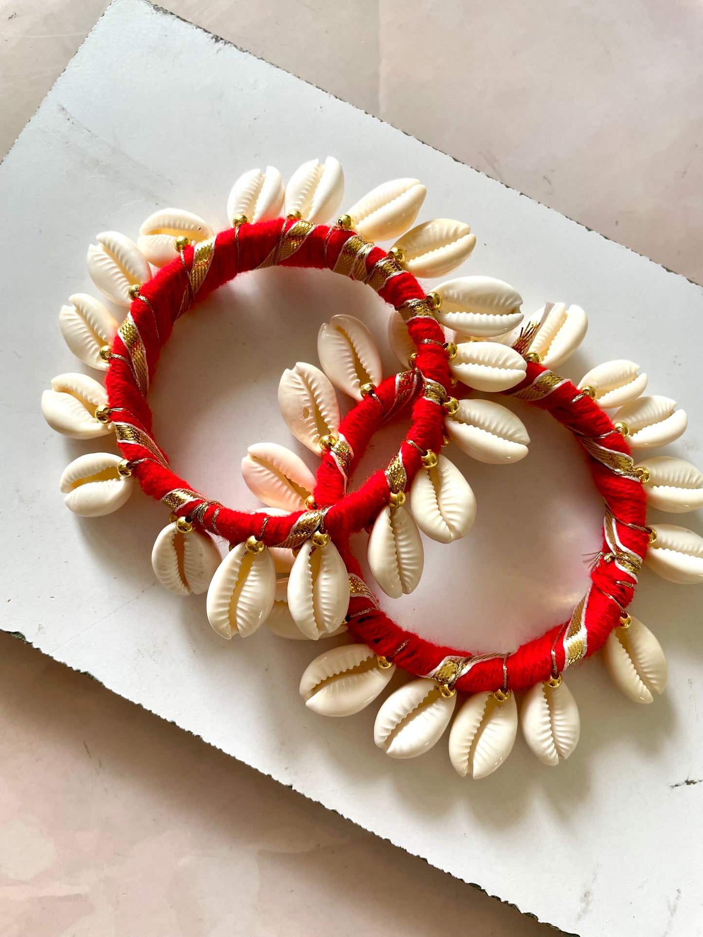 Shell bangles