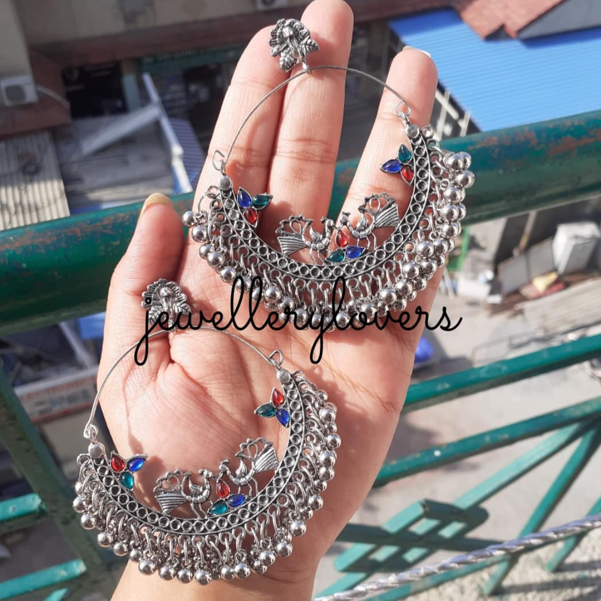 Shop multicolour chaandbali at Jewellery Lovers. Anti-tarnish, trendy & perfect for daily or festive wear. Free shipping available. jewellerylovers