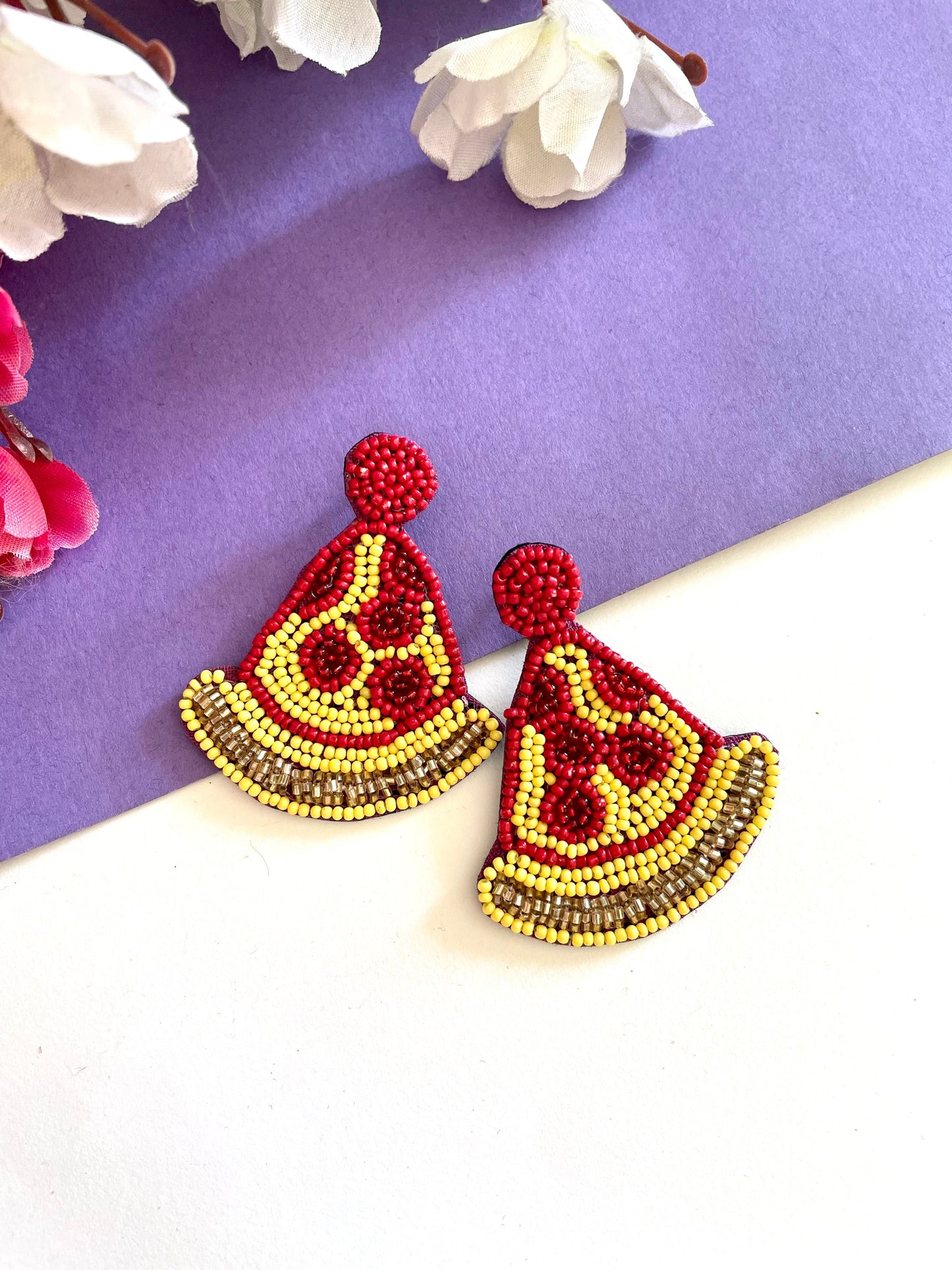 Shop pizza earrings at Jewellery Lovers. Anti-tarnish, trendy & perfect for daily or festive wear. Free shipping available. jewellerylovers