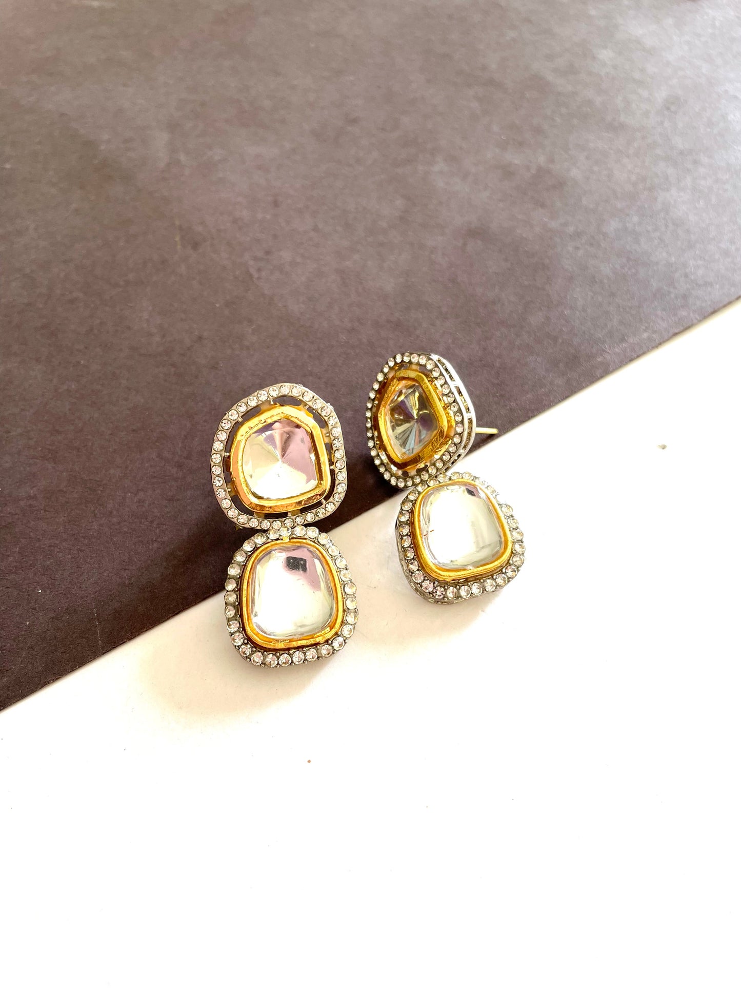 Shop polki studs at Jewellery Lovers. Anti-tarnish, trendy & perfect for daily or festive wear. Free shipping available. jewellerylovers