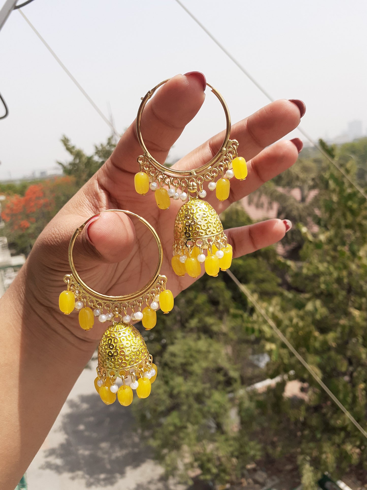 Shop jhumka baali at Jewellery Lovers. Anti-tarnish, trendy & perfect for daily or festive wear. Free shipping available. jewellerylovers