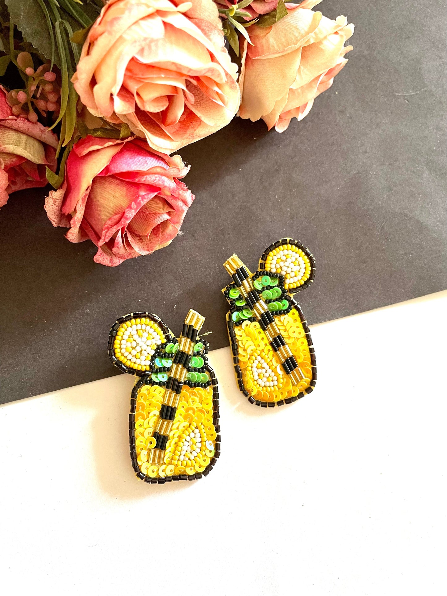 Shop lemonade earrings at Jewellery Lovers. Anti-tarnish, trendy & perfect for daily or festive wear. Free shipping available. jewellerylovers