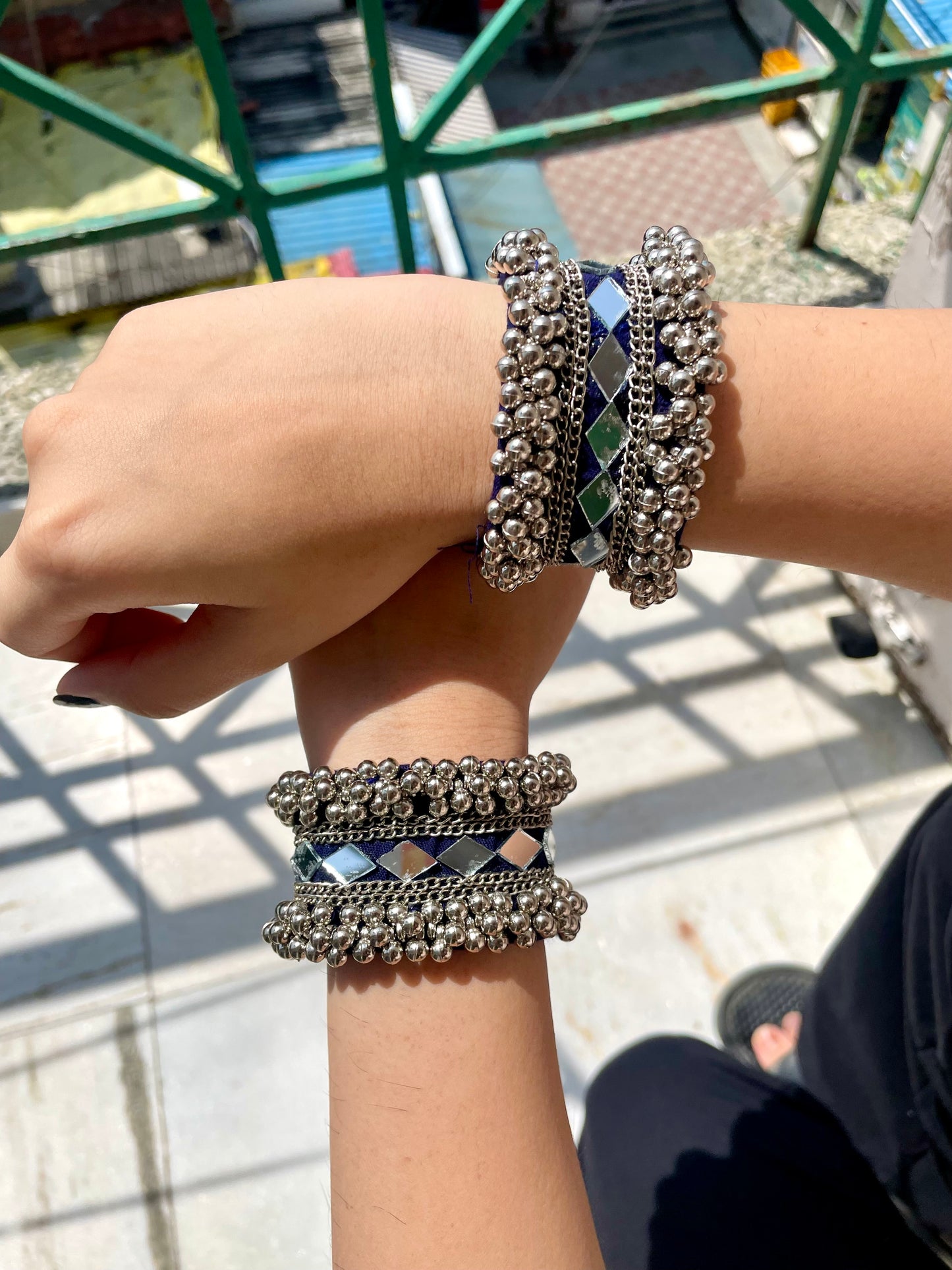 Ghungru cuffs for Garba