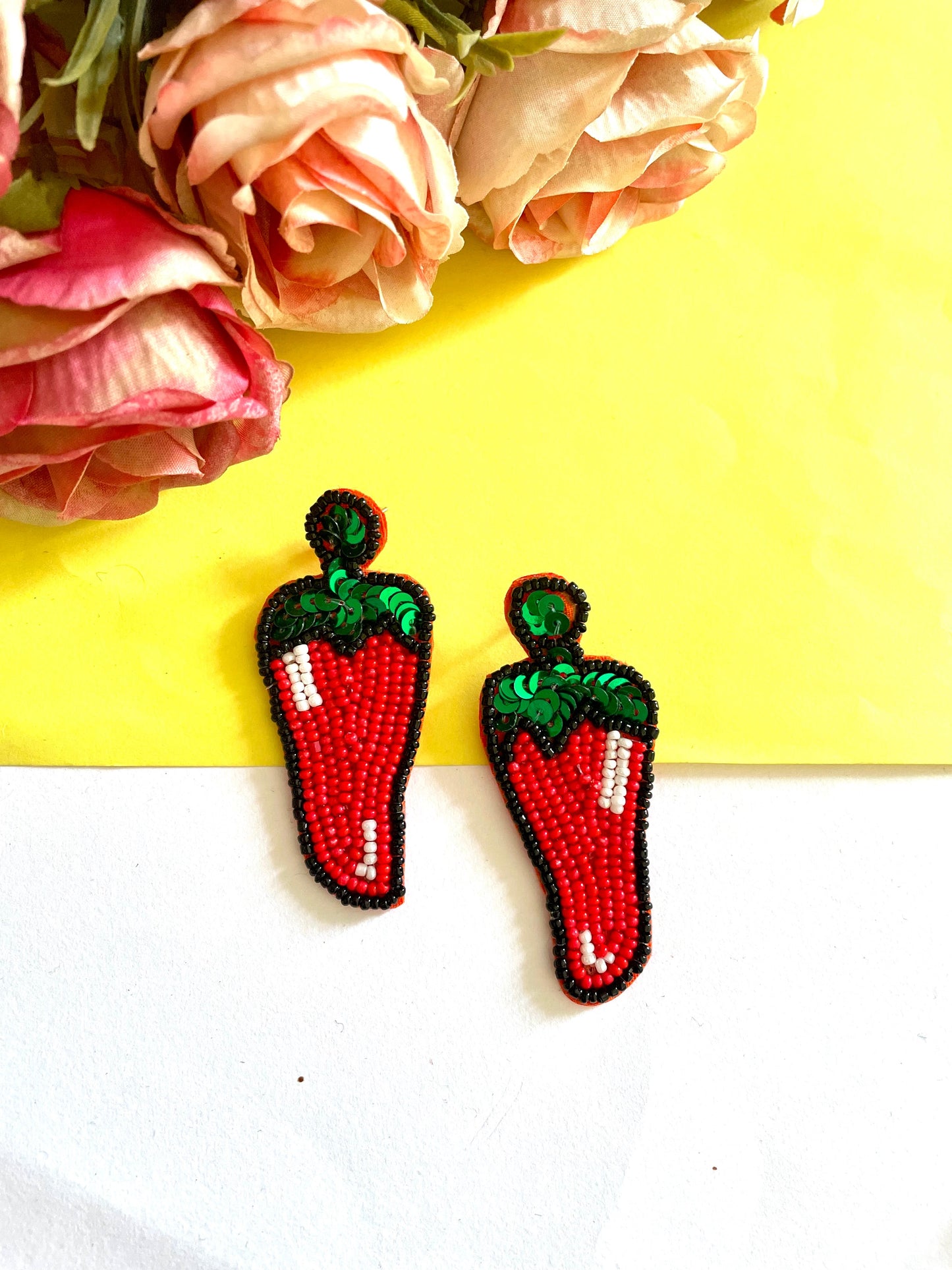 Shop chilli earrings at Jewellery Lovers. Anti-tarnish, trendy & perfect for daily or festive wear. Free shipping available. jewellerylovers