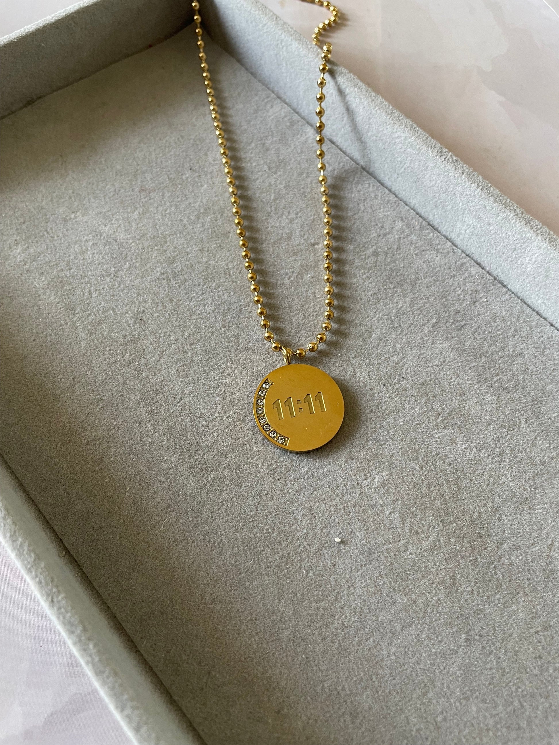 Shop 11.11 necklace at Jewellery Lovers. Anti-tarnish, trendy & perfect for daily or festive wear. Free shipping available. jewellerylovers