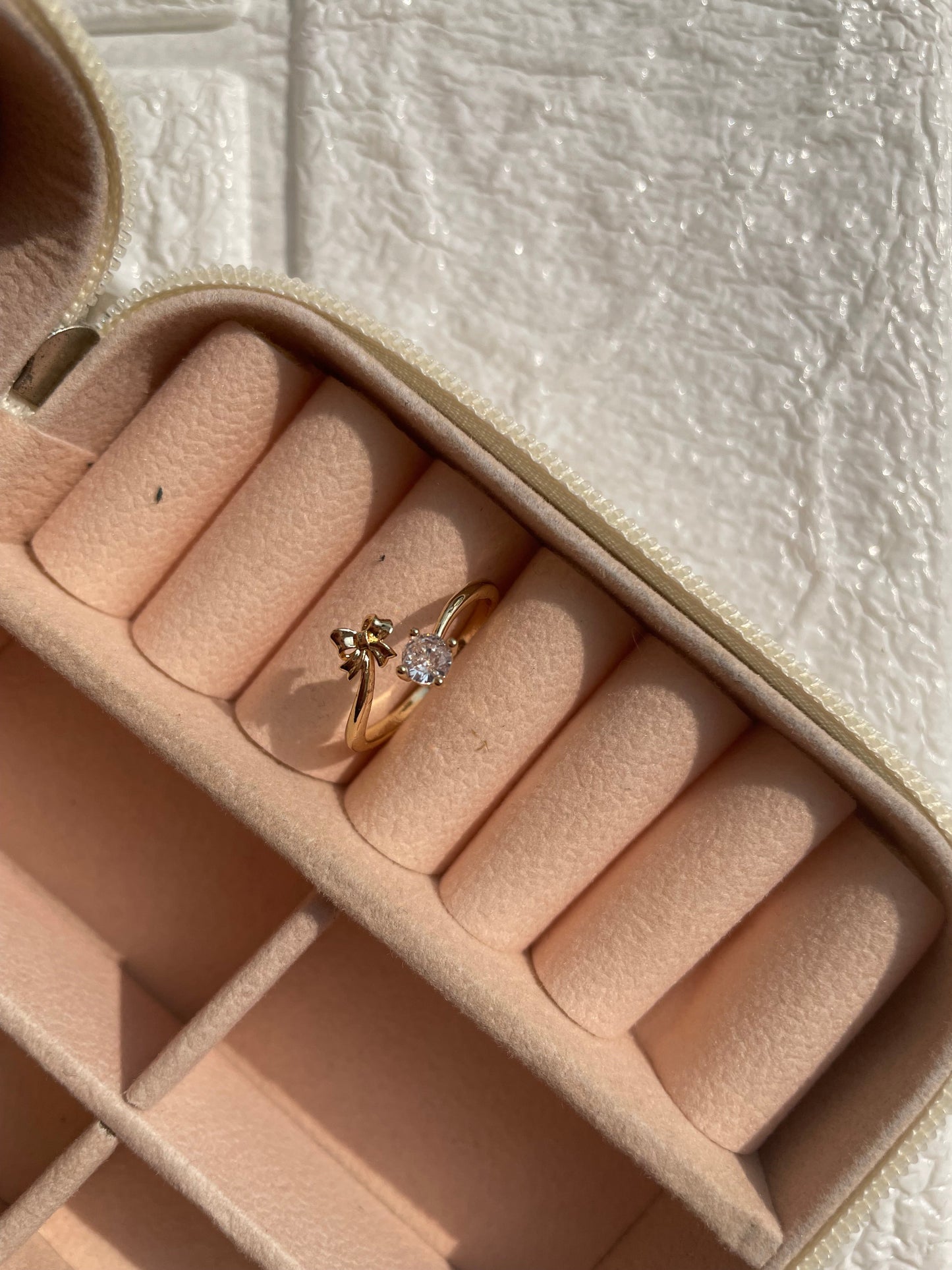 Shop golden bow ring at Jewellery Lovers. Anti-tarnish, trendy & perfect for daily or festive wear. Free shipping available. jewellerylovers