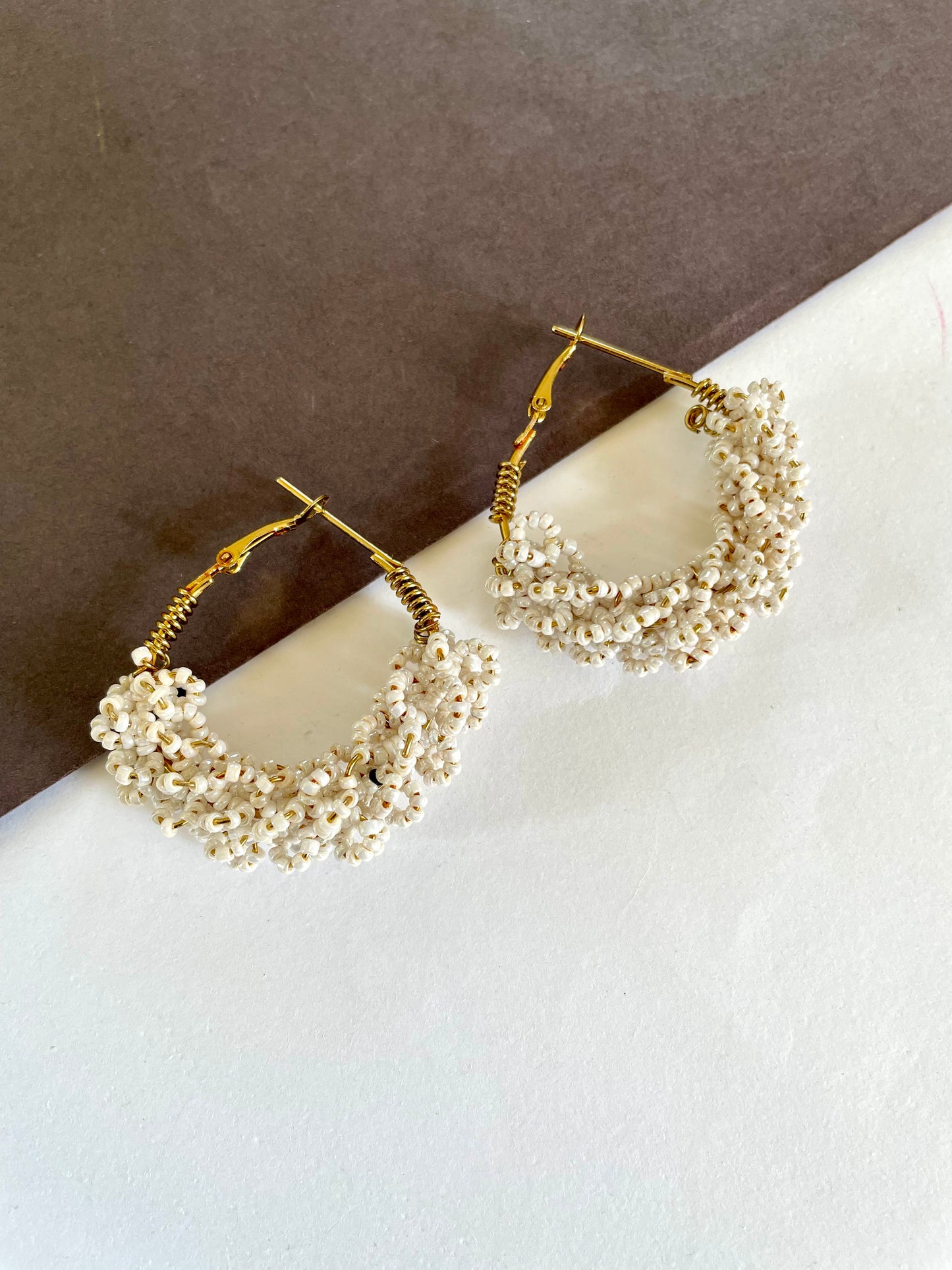 Pearl hoops
