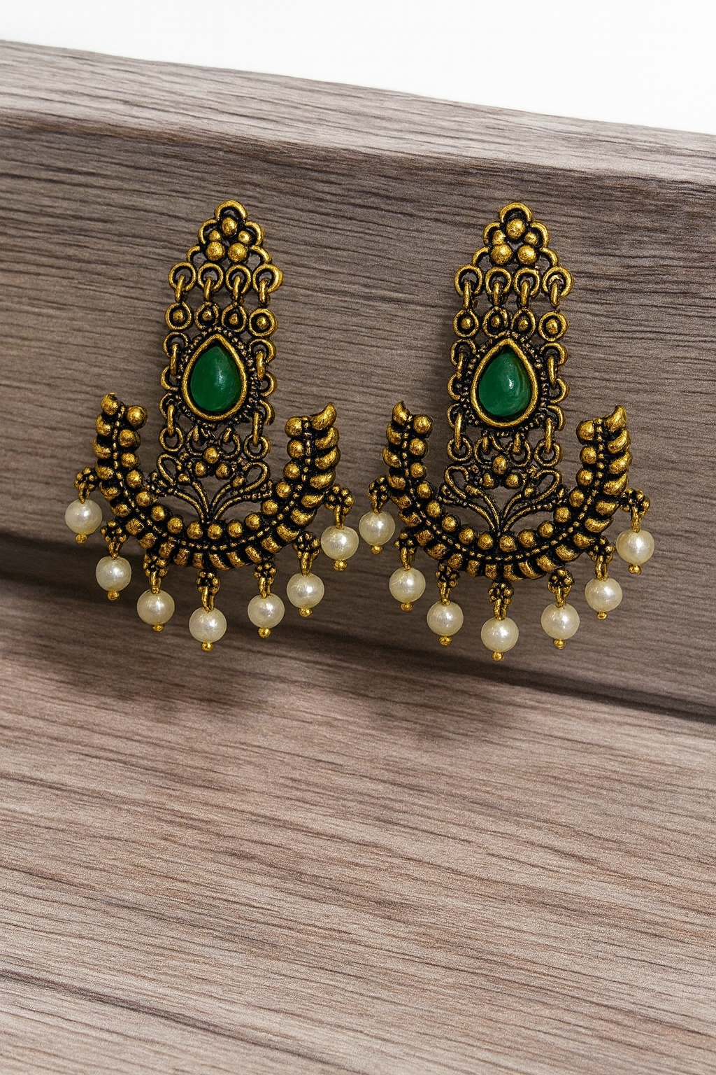 Temple earrings