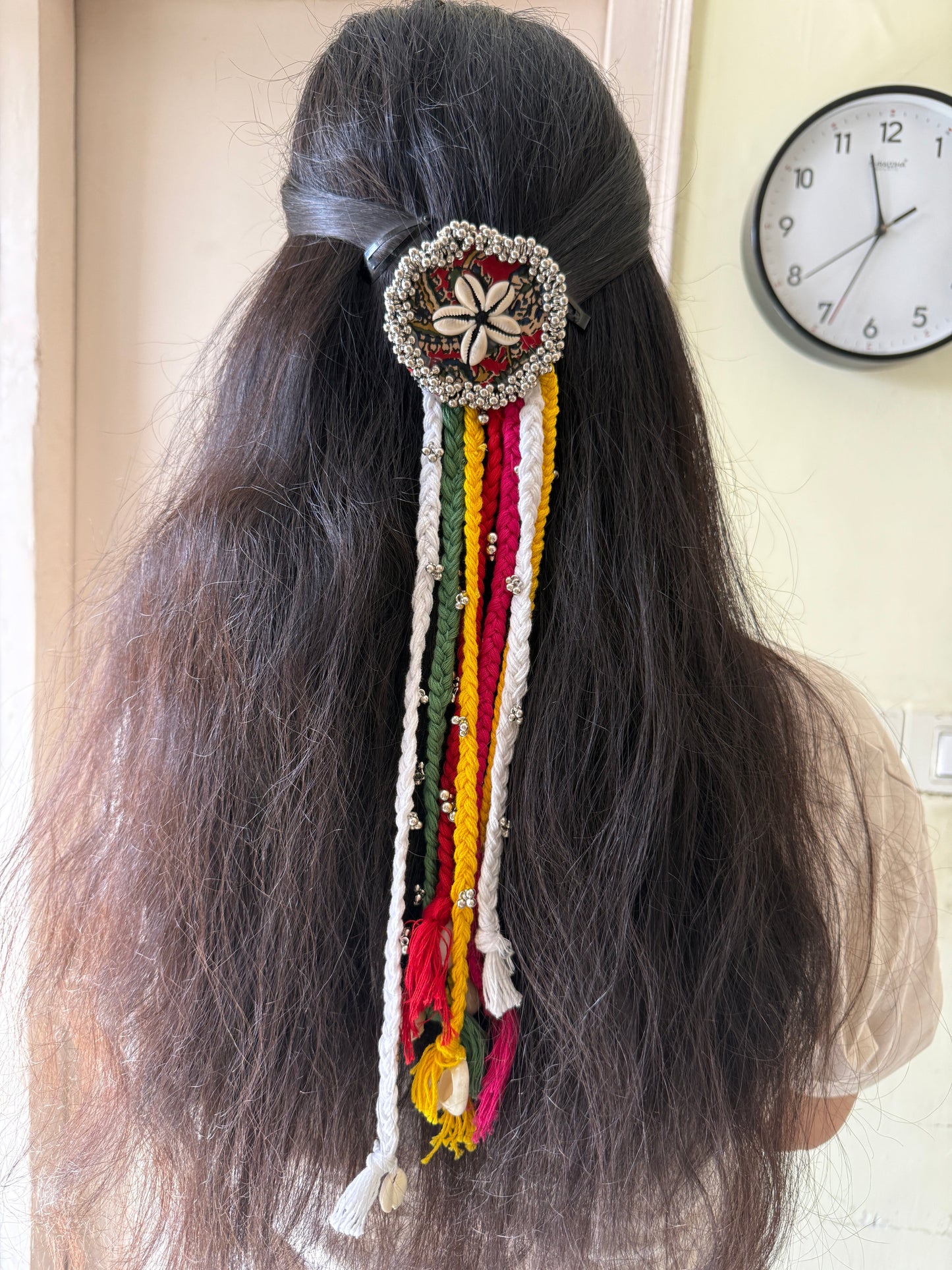 Colourful navratri braid jewellerylovers