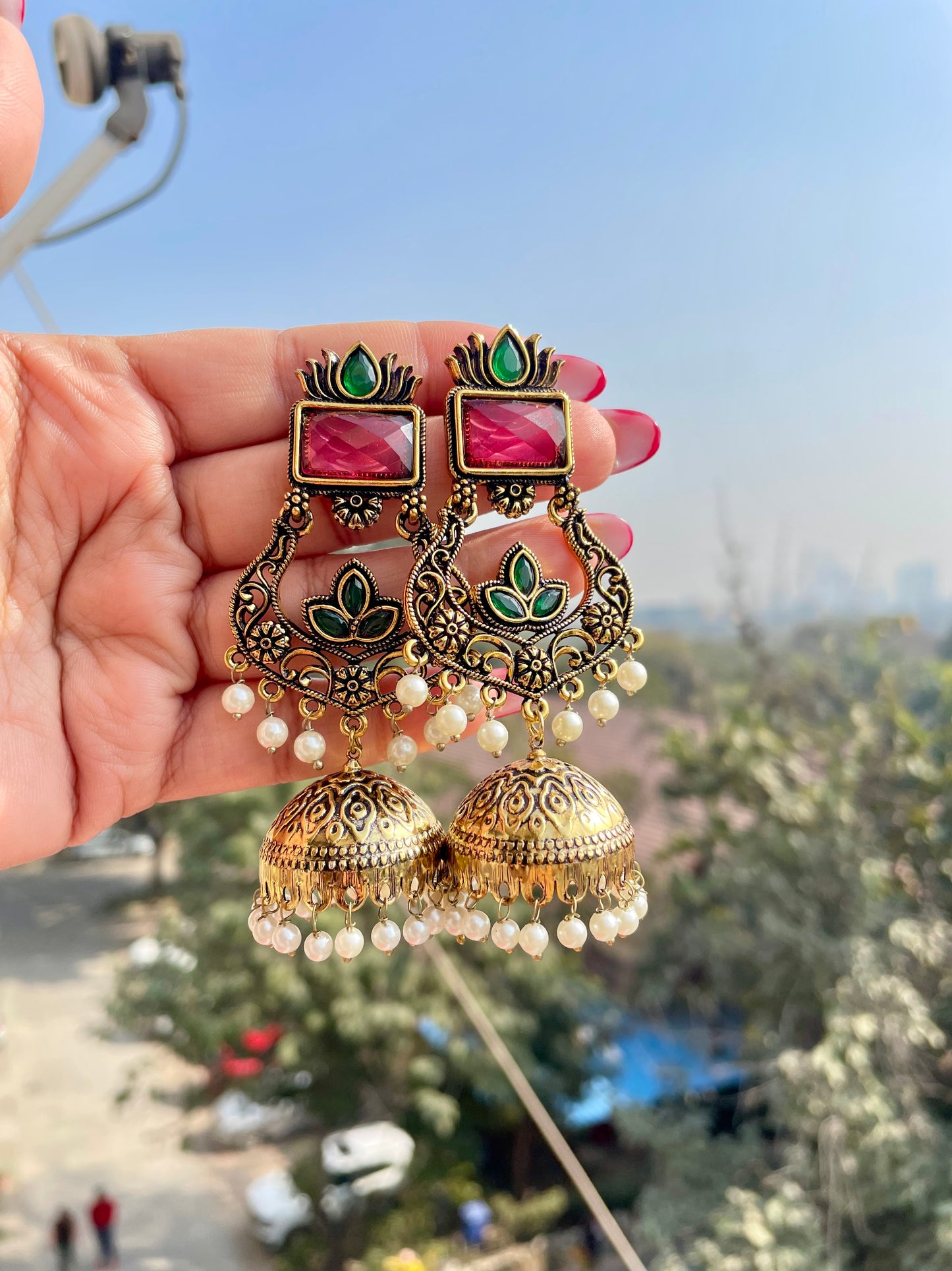Kashmiri jhumkas