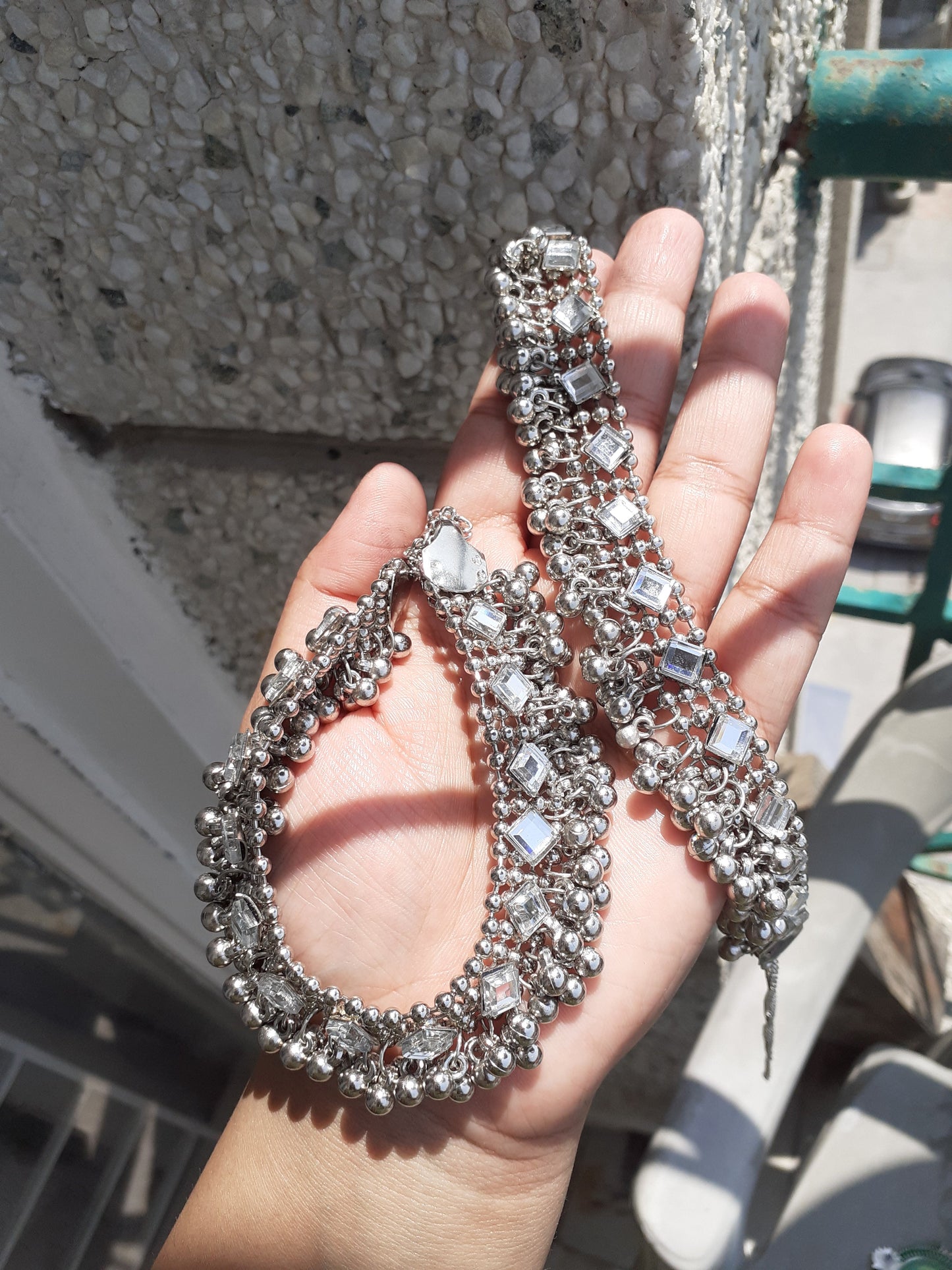 Shop mirror anklets at Jewellery Lovers. Anti-tarnish, trendy & perfect for daily or festive wear. Free shipping available. jewellerylovers