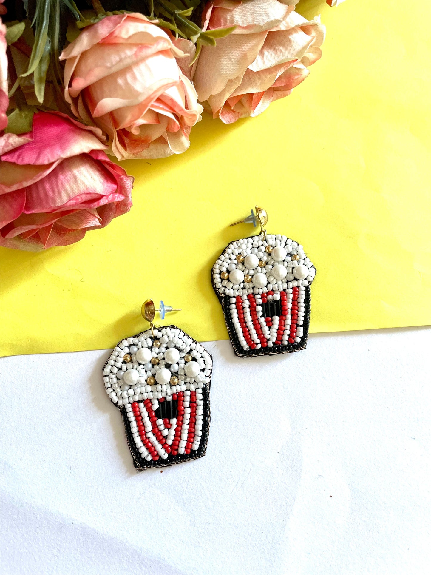 Shop popcorn earrings at Jewellery Lovers. Anti-tarnish, trendy & perfect for daily or festive wear. Free shipping available. jewellerylovers