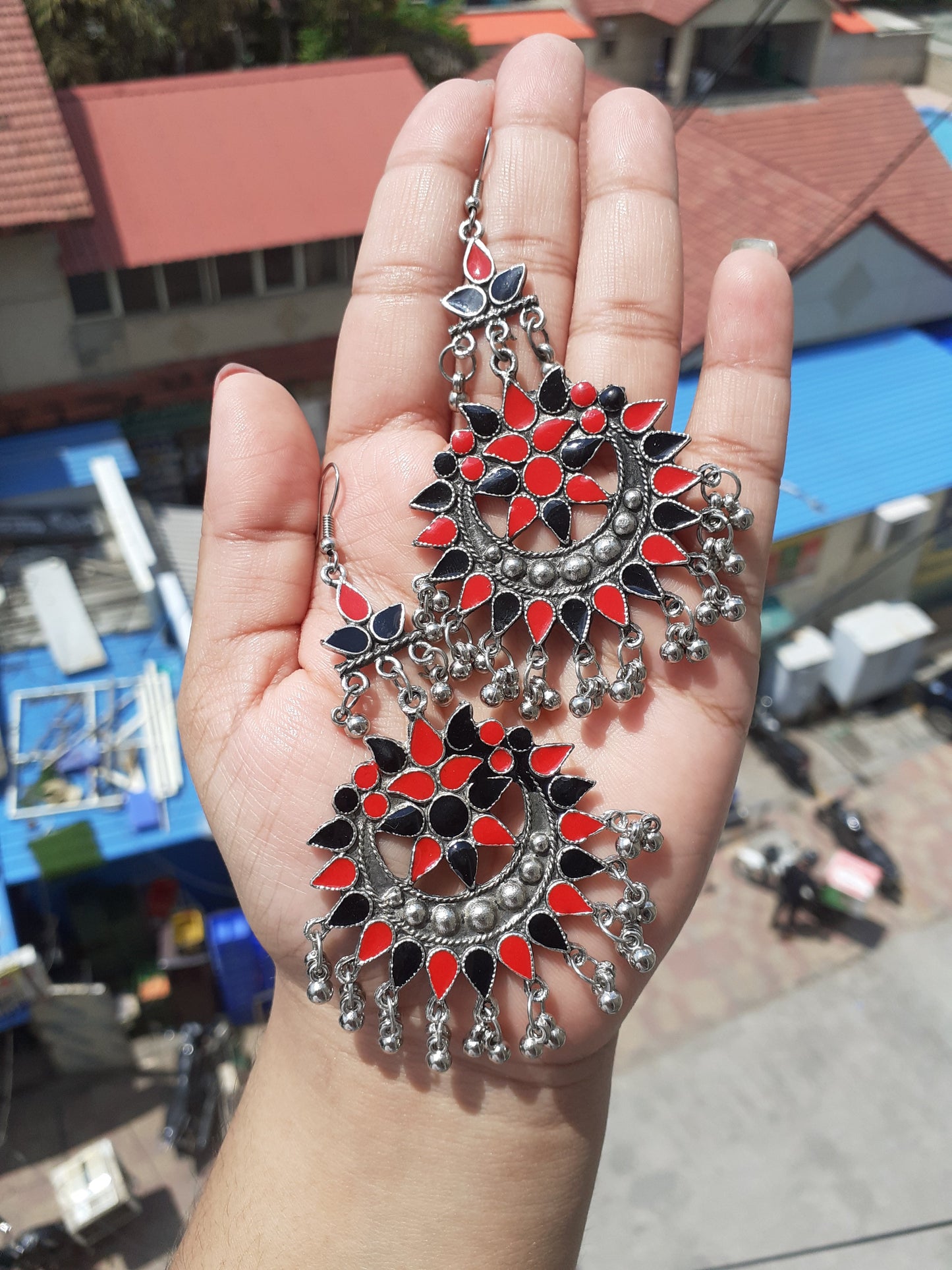 Shop afghani earrings at Jewellery Lovers. Anti-tarnish, trendy & perfect for daily or festive wear. Free shipping available. jewellerylovers