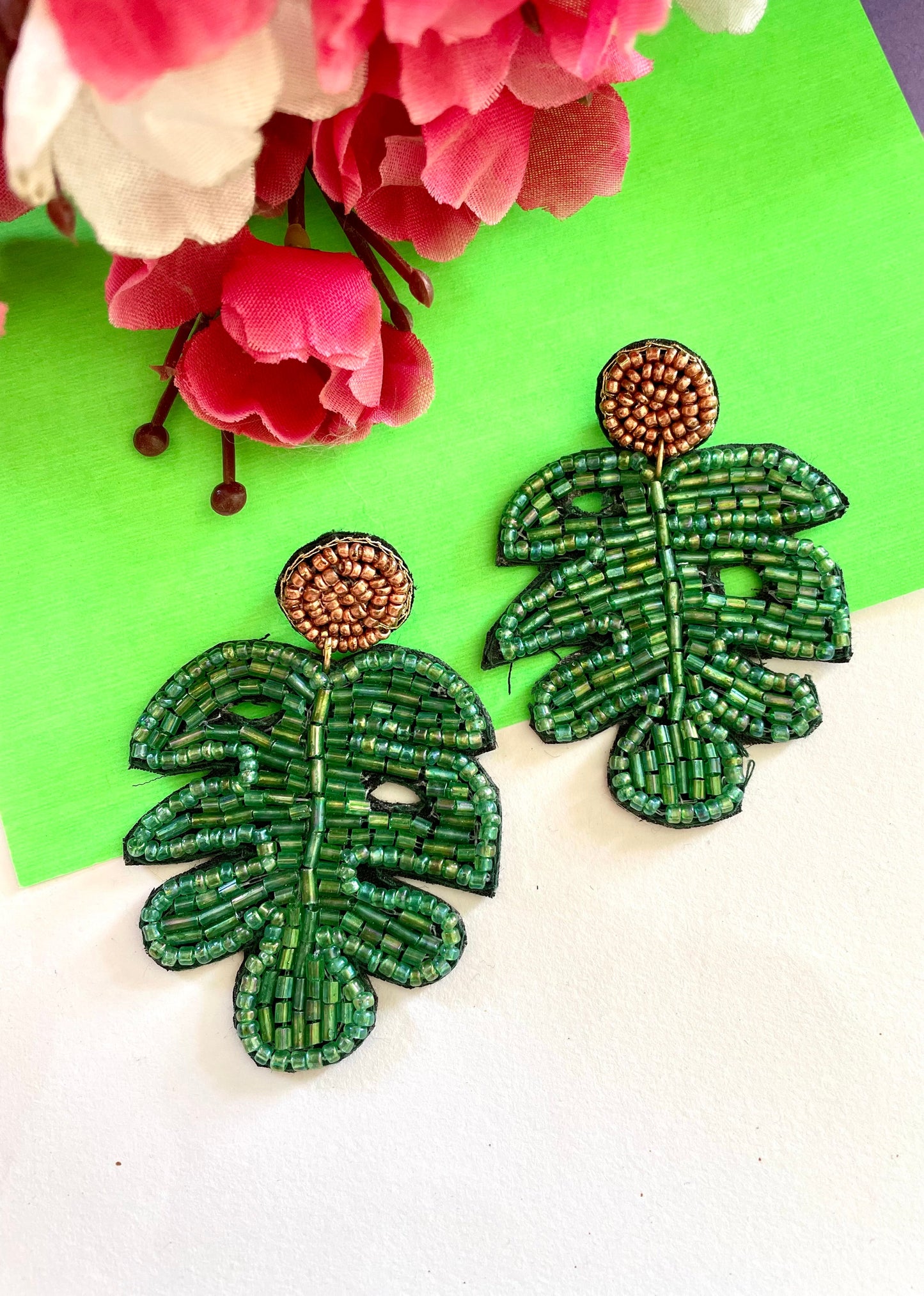 Shop leafy earrings at Jewellery Lovers. Anti-tarnish, trendy & perfect for daily or festive wear. Free shipping available. jewellerylovers