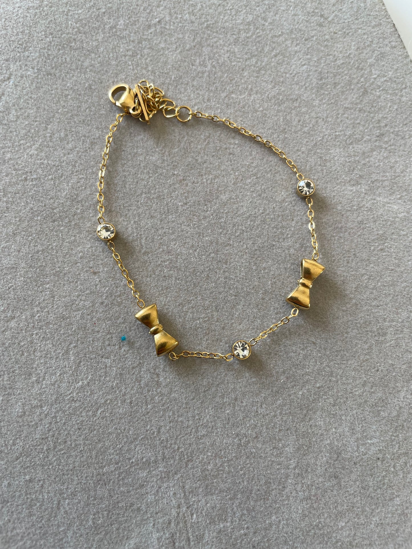 Bow chain bracelet jewellerylovers