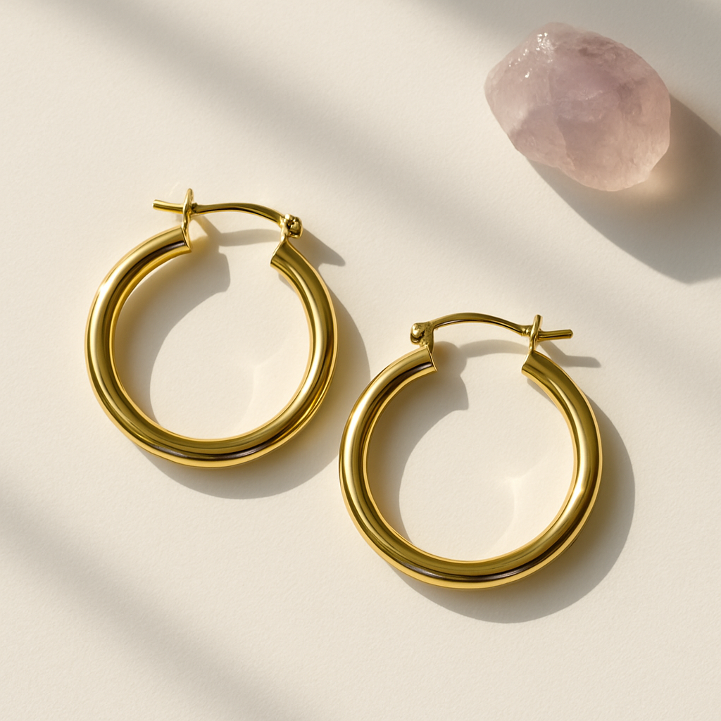 Anti tarnished hoops jewellerylovers