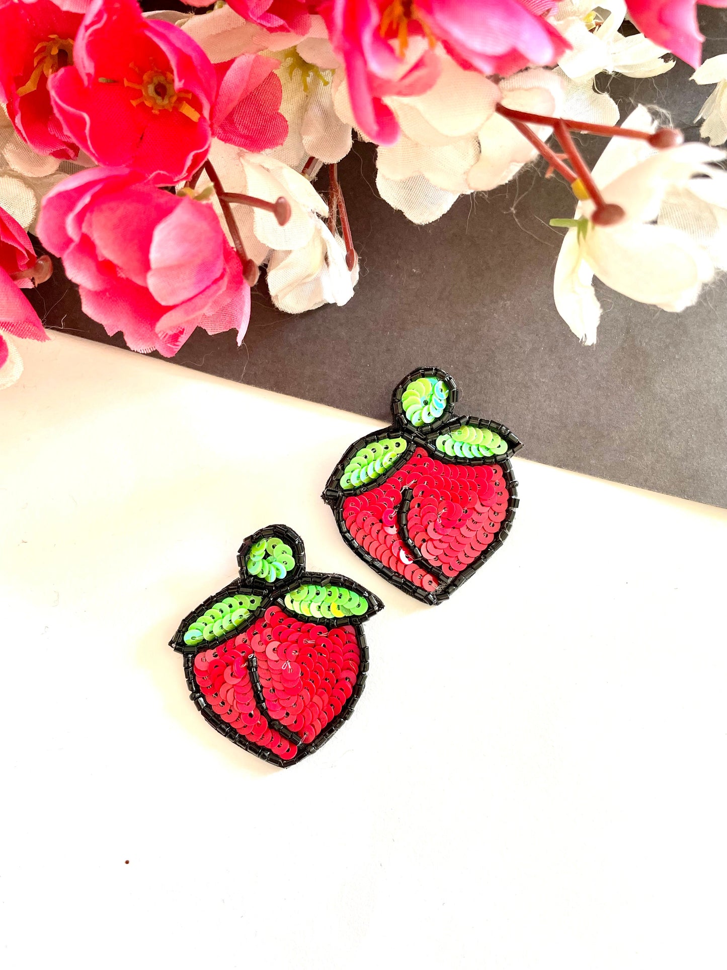 Shop strawberry earrings at Jewellery Lovers. Anti-tarnish, trendy & perfect for daily or festive wear. Free shipping available. jewellerylovers