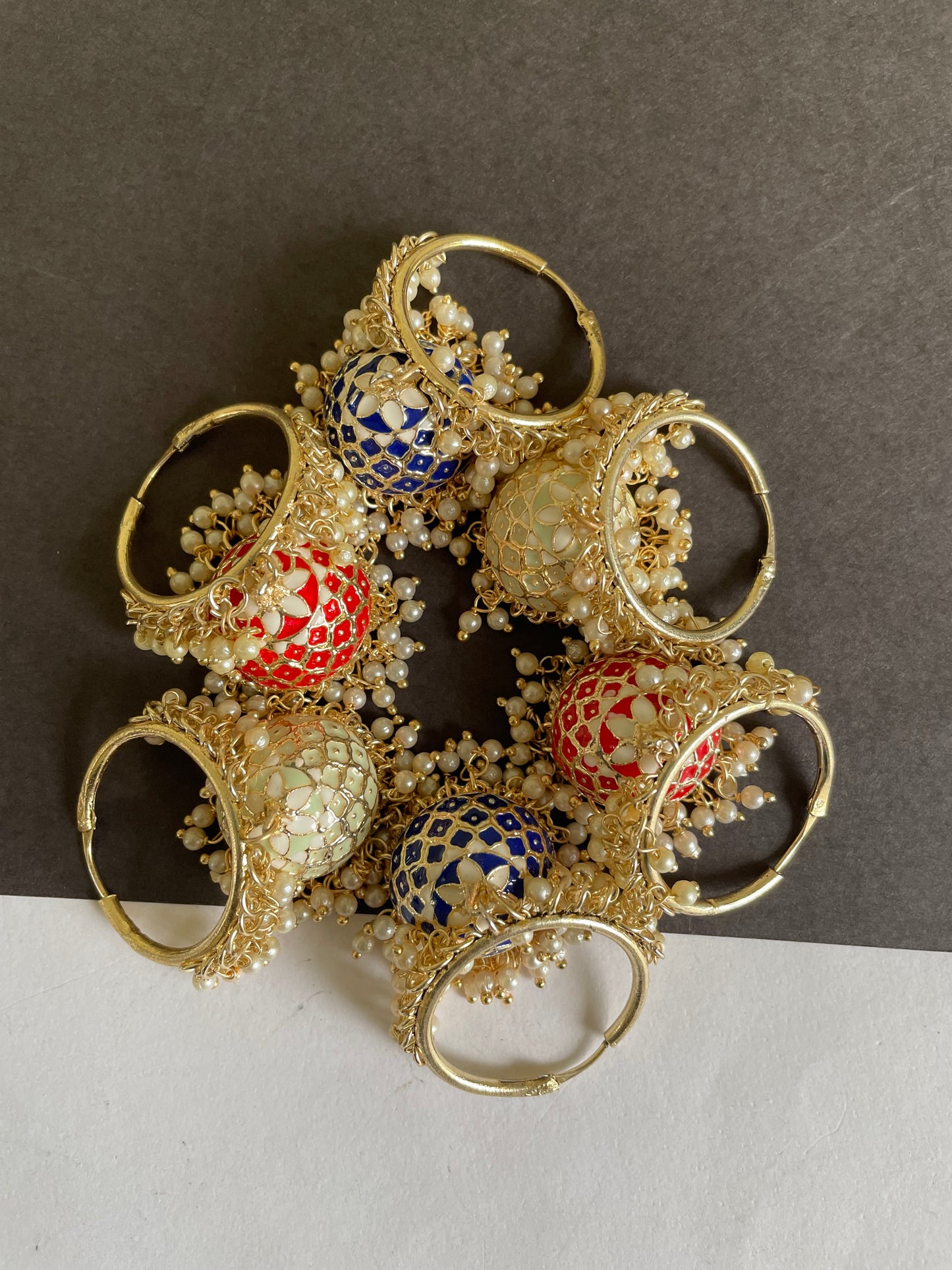 Hand painted jhumka’s