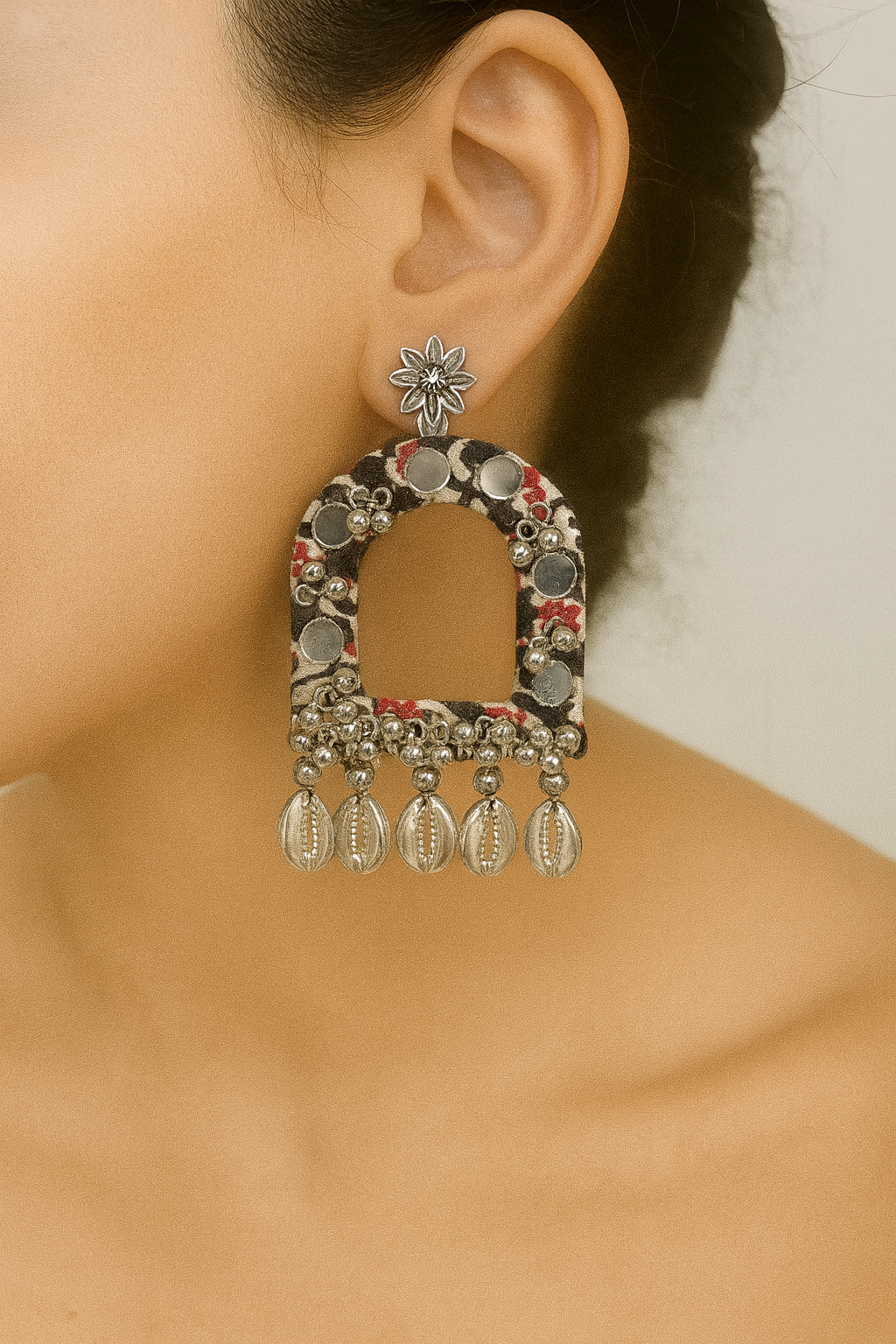 Shell beads earrings