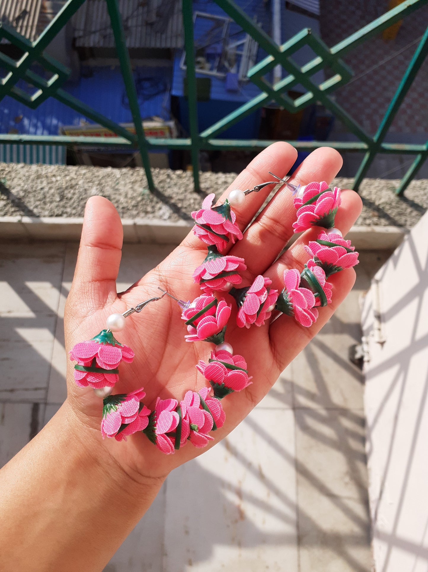 Shop flower hoops at Jewellery Lovers. Anti-tarnish, trendy & perfect for daily or festive wear. Free shipping available. jewellerylovers