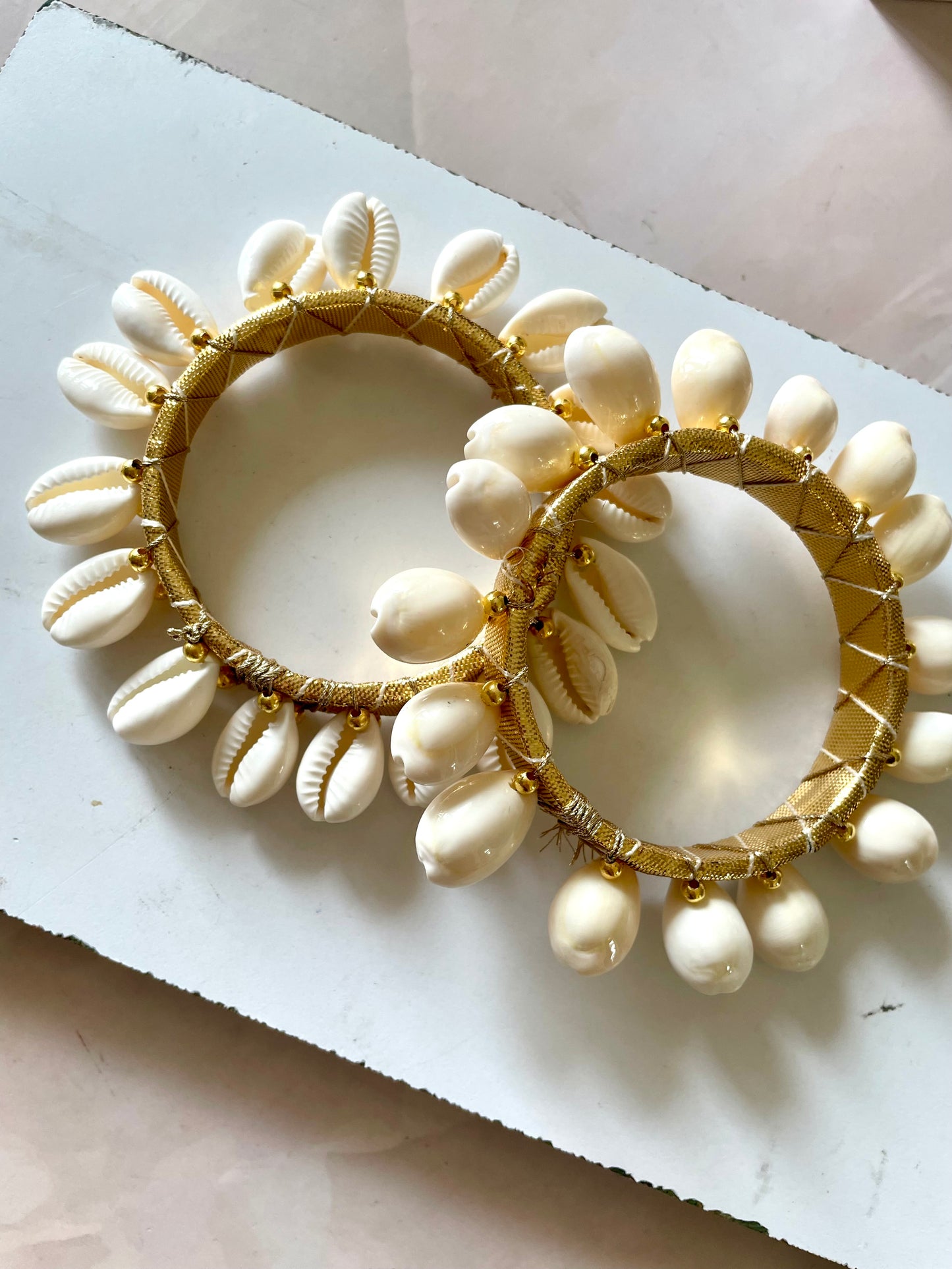 Shell bangles