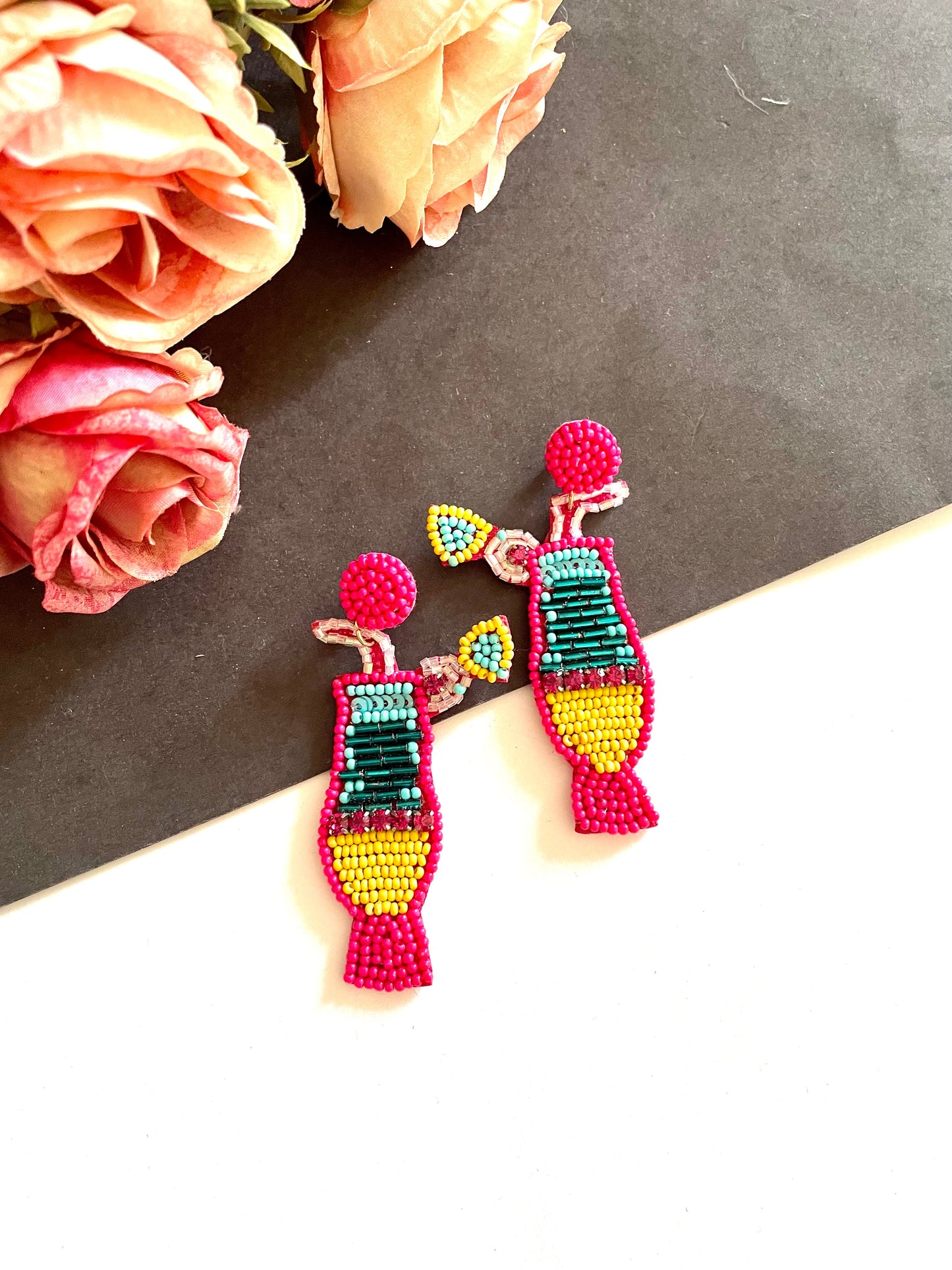 Shop beaded earrings at Jewellery Lovers. Anti-tarnish, trendy & perfect for daily or festive wear. Free shipping available. jewellerylovers