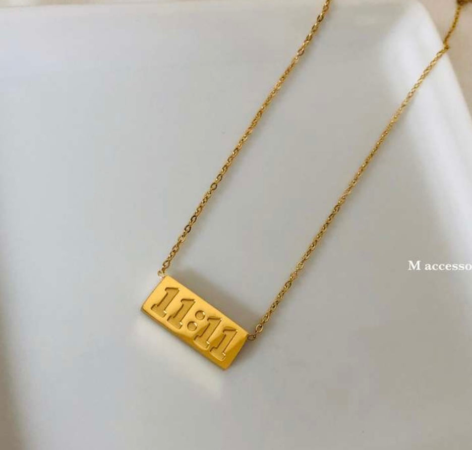 Shop 11:11 necklace at Jewellery Lovers. Anti-tarnish, trendy & perfect for daily or festive wear. Free shipping available. jewellerylovers