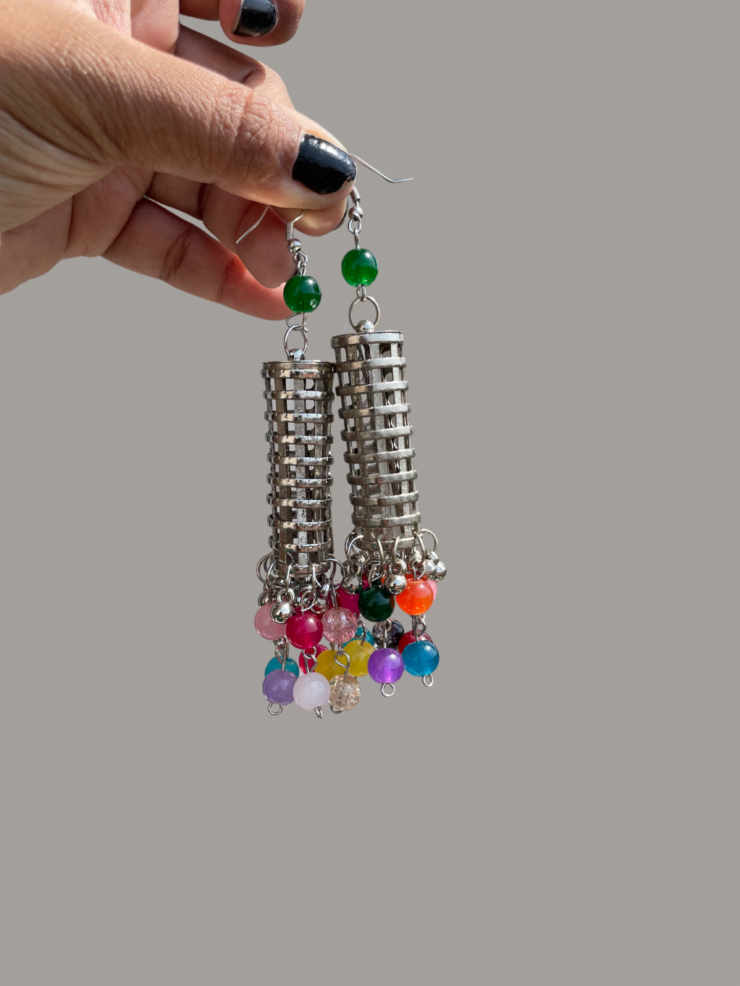 Bottle ghungru earrings