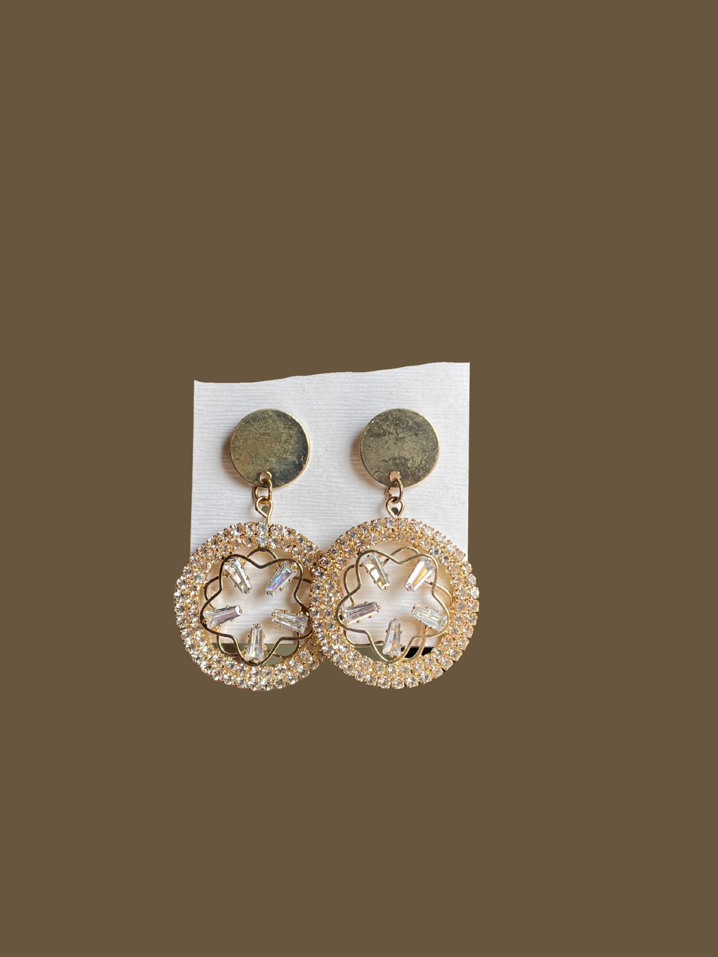 Shop mini crystal flower chaandbali at Jewellery Lovers. Anti-tarnish, trendy & perfect for daily or festive wear. Free shipping available. jewellerylovers