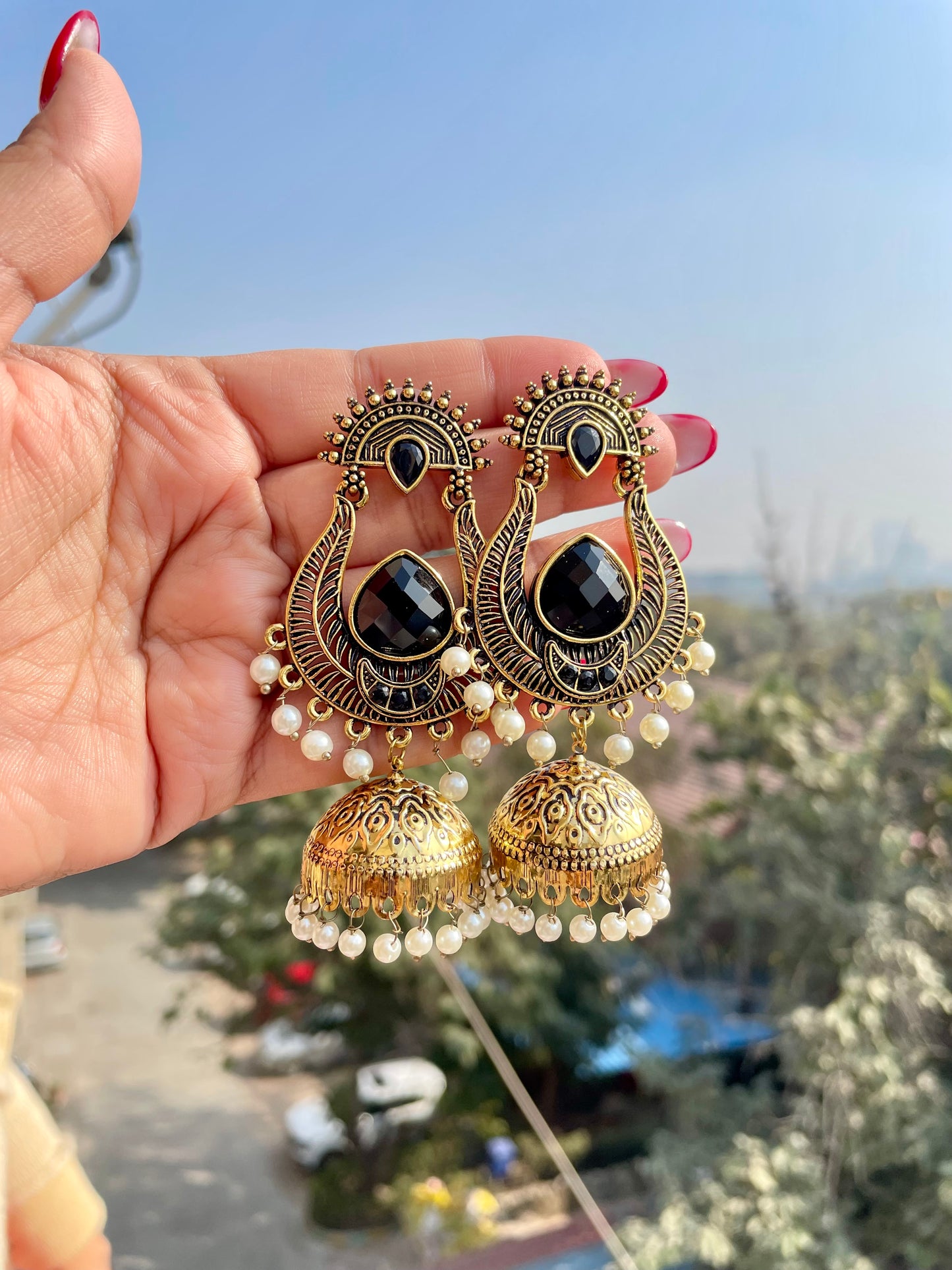 Kashmiri jhumkas