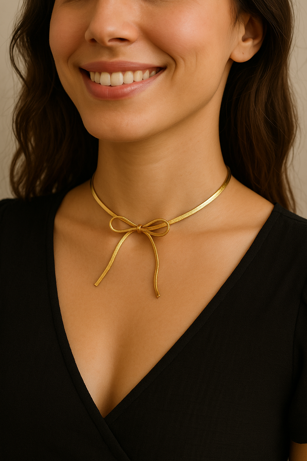 Shop bow choker necklace at Jewellery Lovers. Anti-tarnish, trendy & perfect for daily or festive wear. Free shipping available. jewellerylovers