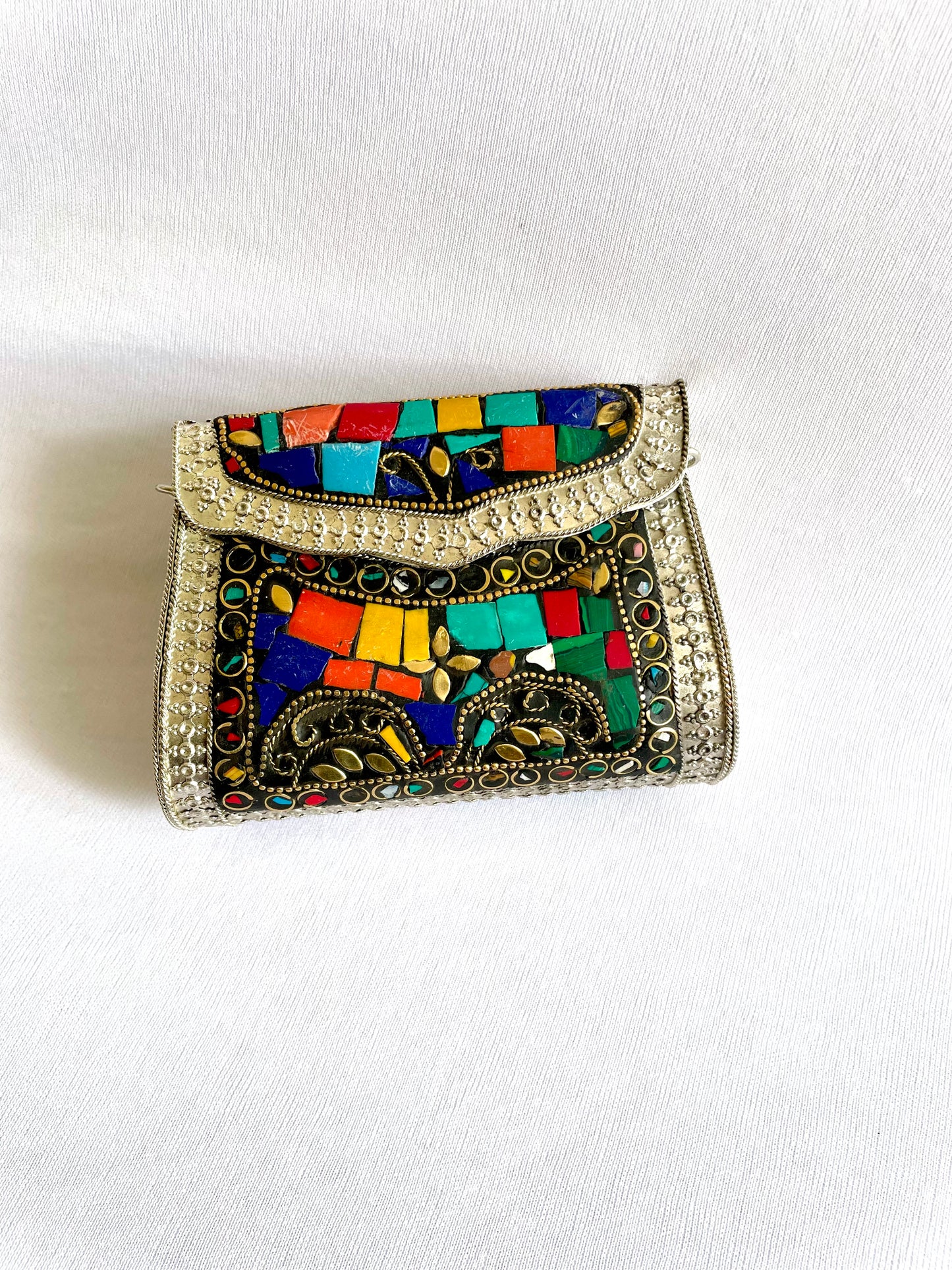 Multicolour medium sling bag