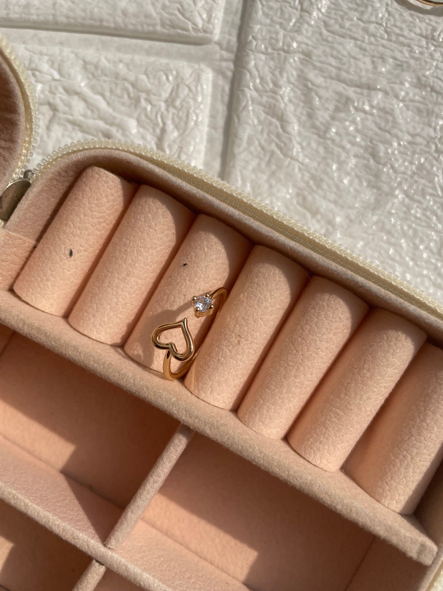 Shop little heart ring at Jewellery Lovers. Anti-tarnish, trendy & perfect for daily or festive wear. Free shipping available. jewellerylovers