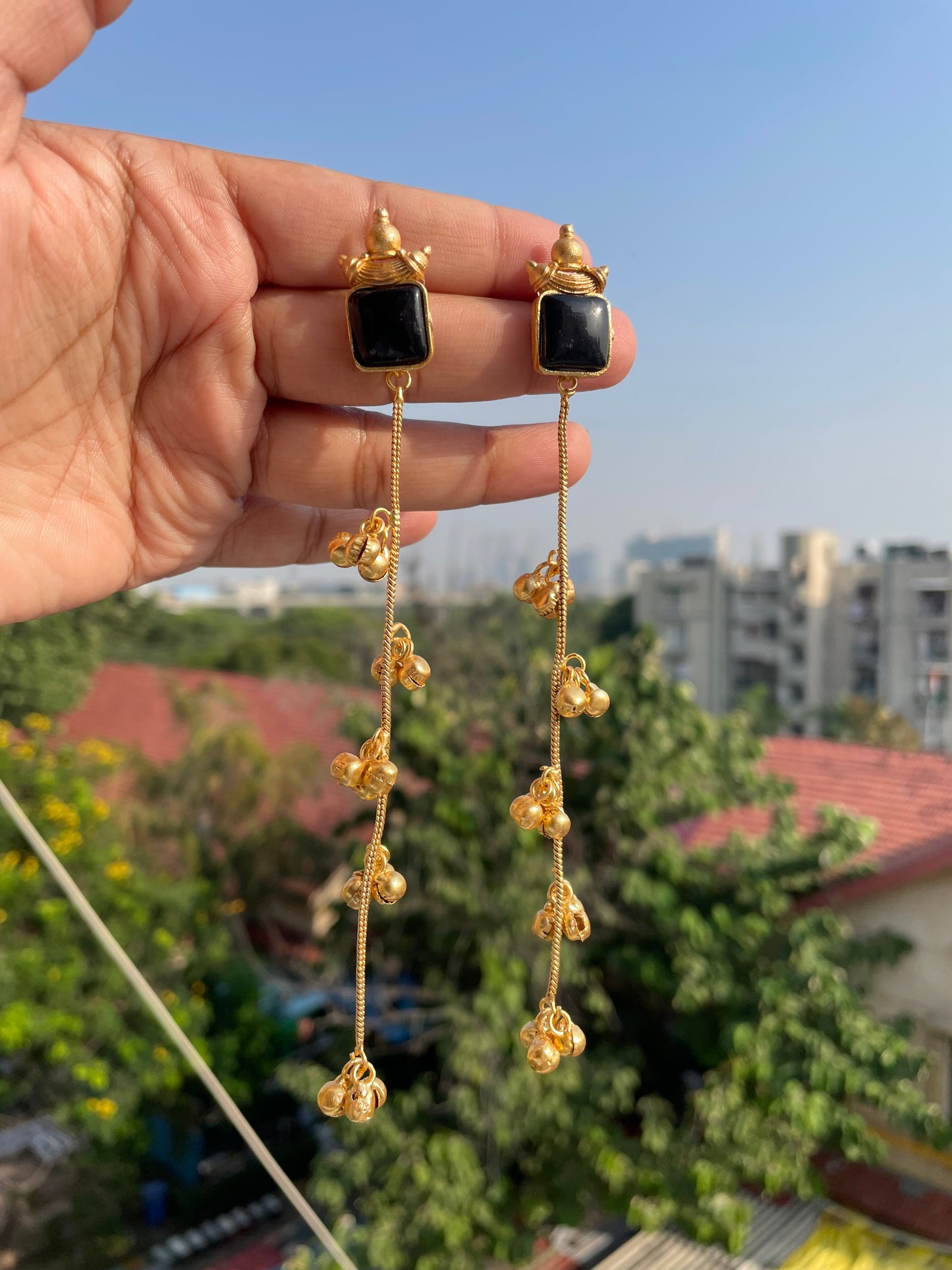 Beaded Kashmiri jhumka jewellerylovers