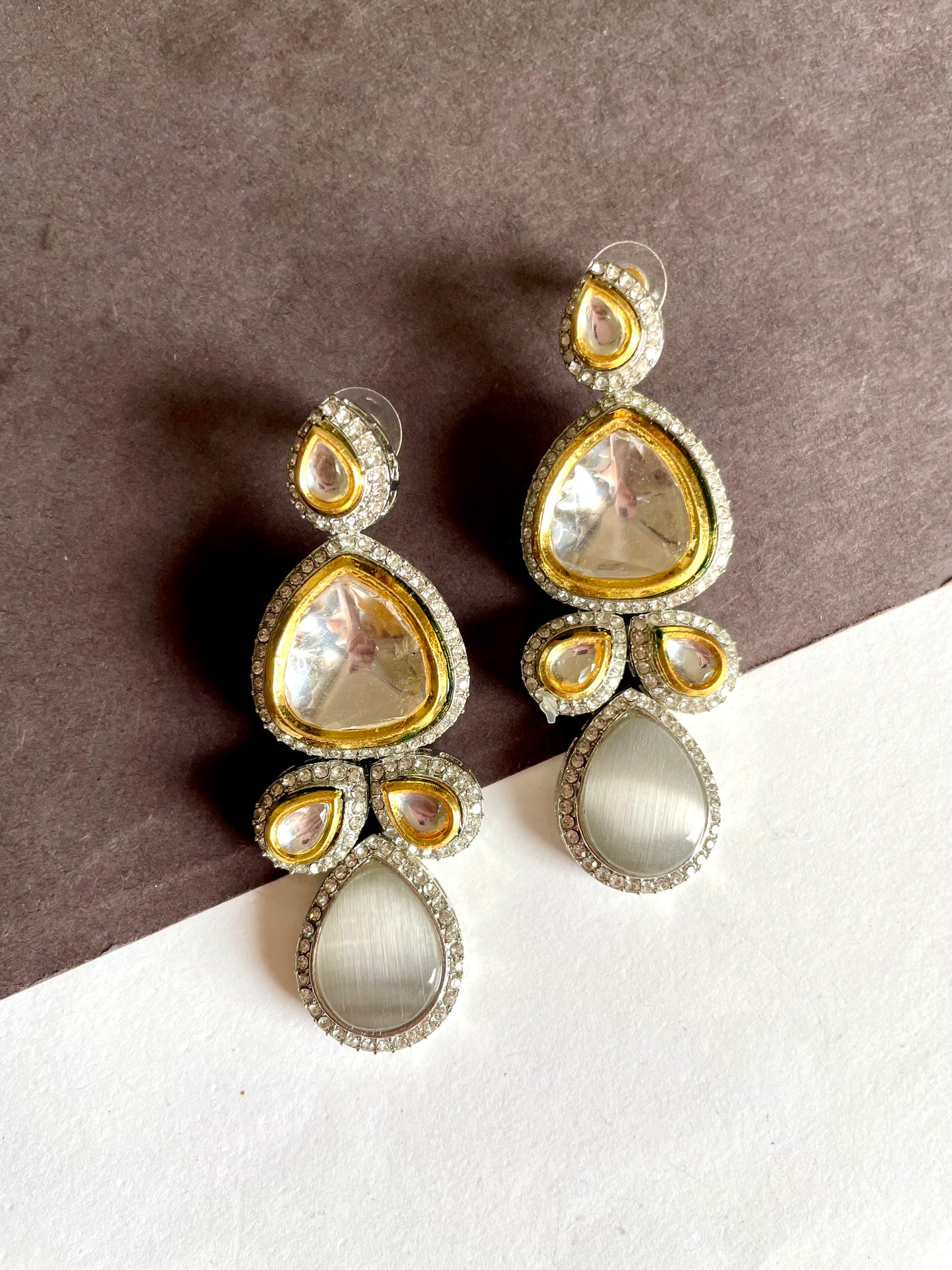 American diamond earrings