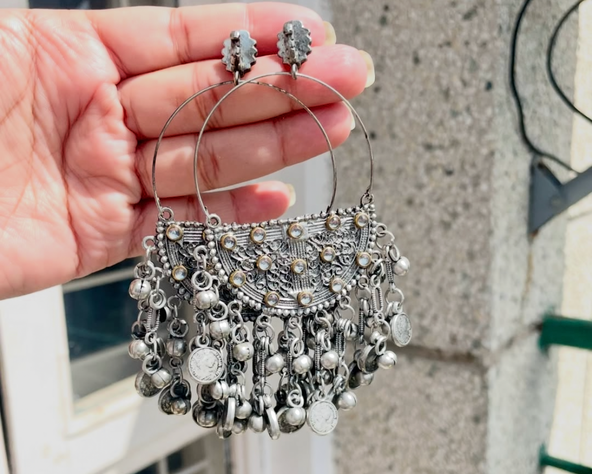 Dual tone chaandbali
