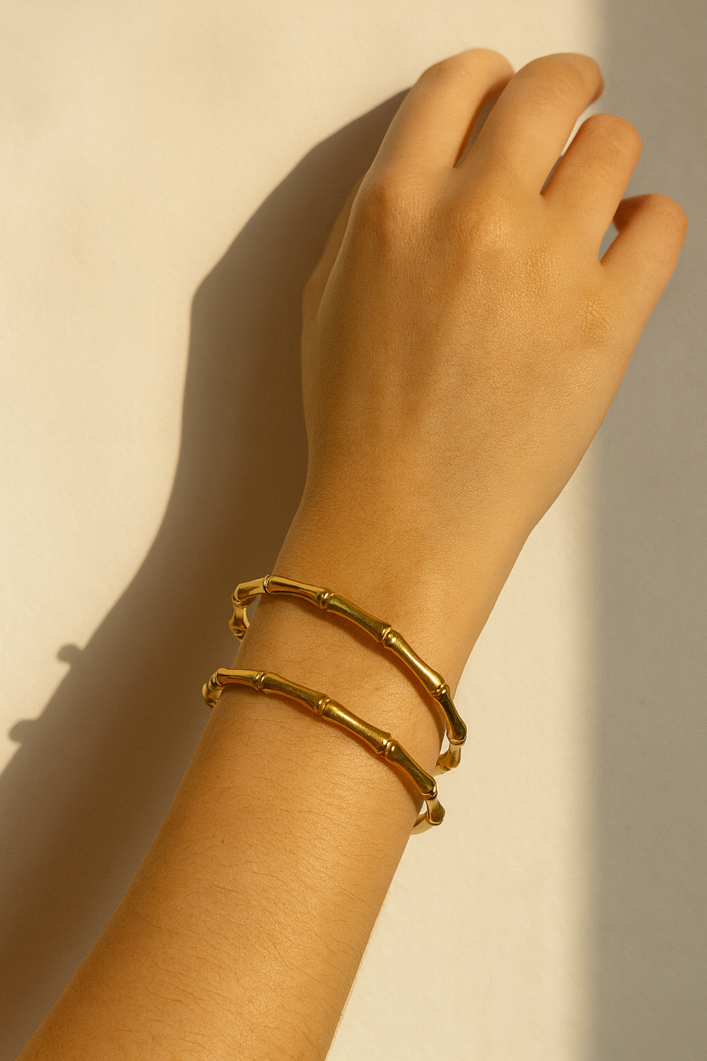Bamboo anti tarnished pair of bangles jewellerylovers